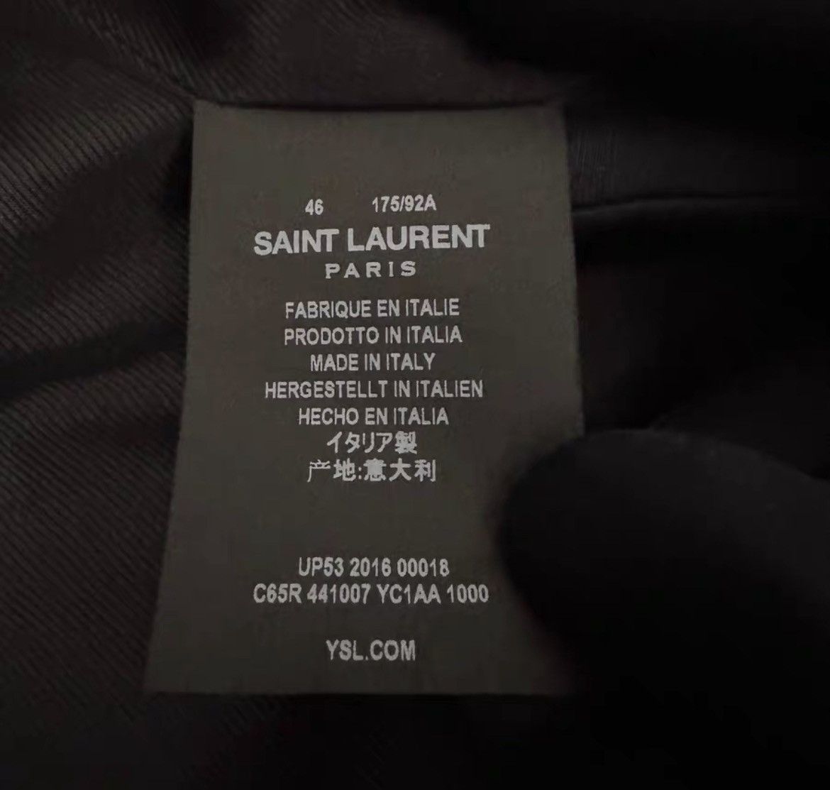 Saint Laurent Paris Saint Laurent L01 Tasseled leather jacket Size US S / EU 44-46 / 1 - 3 Thumbnail