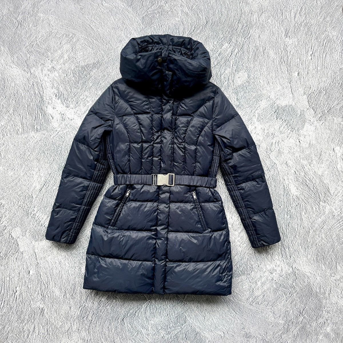Benetton Women’s Benetton Soft Warm Down Jacket Dark Blue Size: 44 Size M / US 6-8 / IT 42-44 - 6 Thumbnail