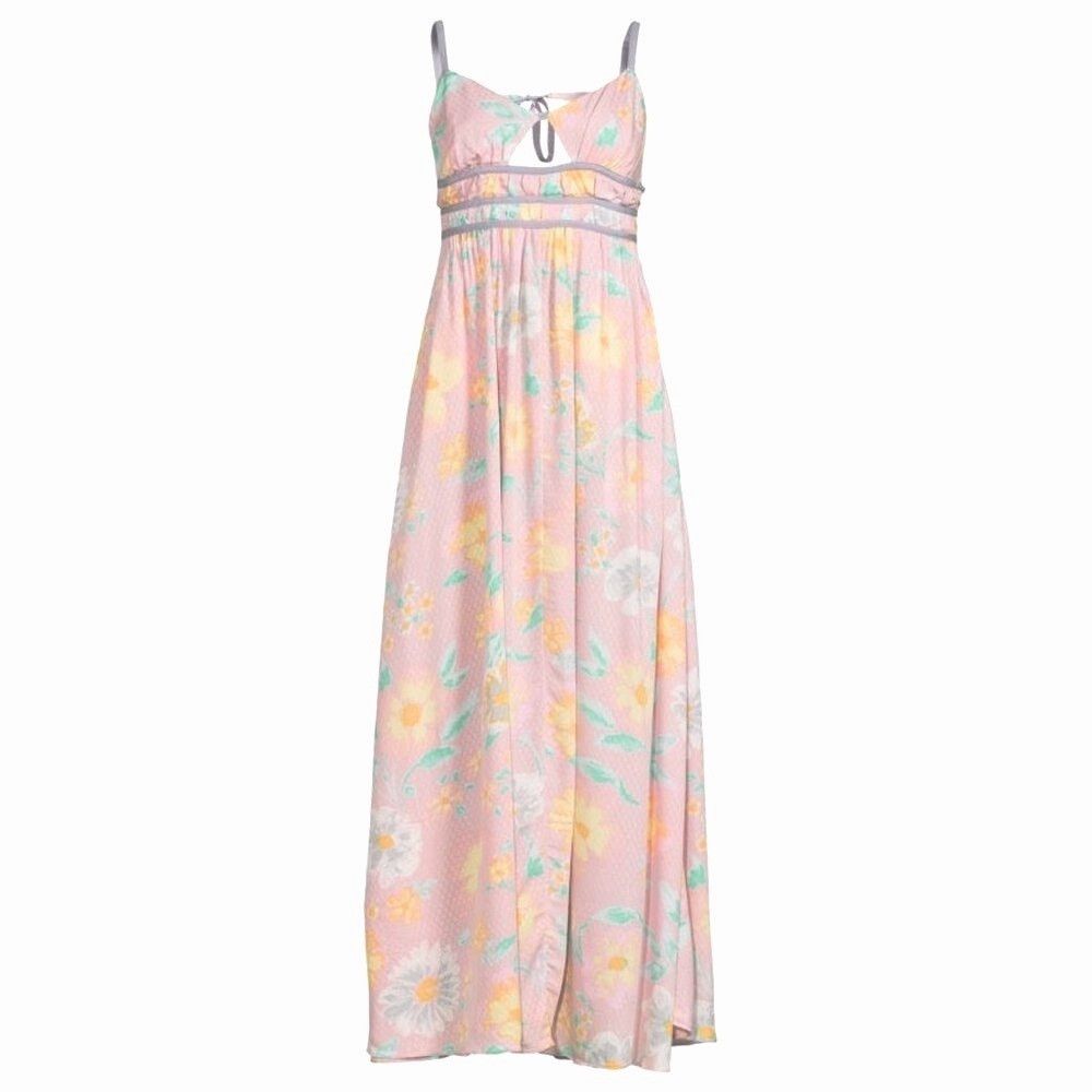 Free People NWT New $148 Free People Wisteria Maxi Light Combo Dress Si Size L / US 10 / IT 46 - 3 Thumbnail