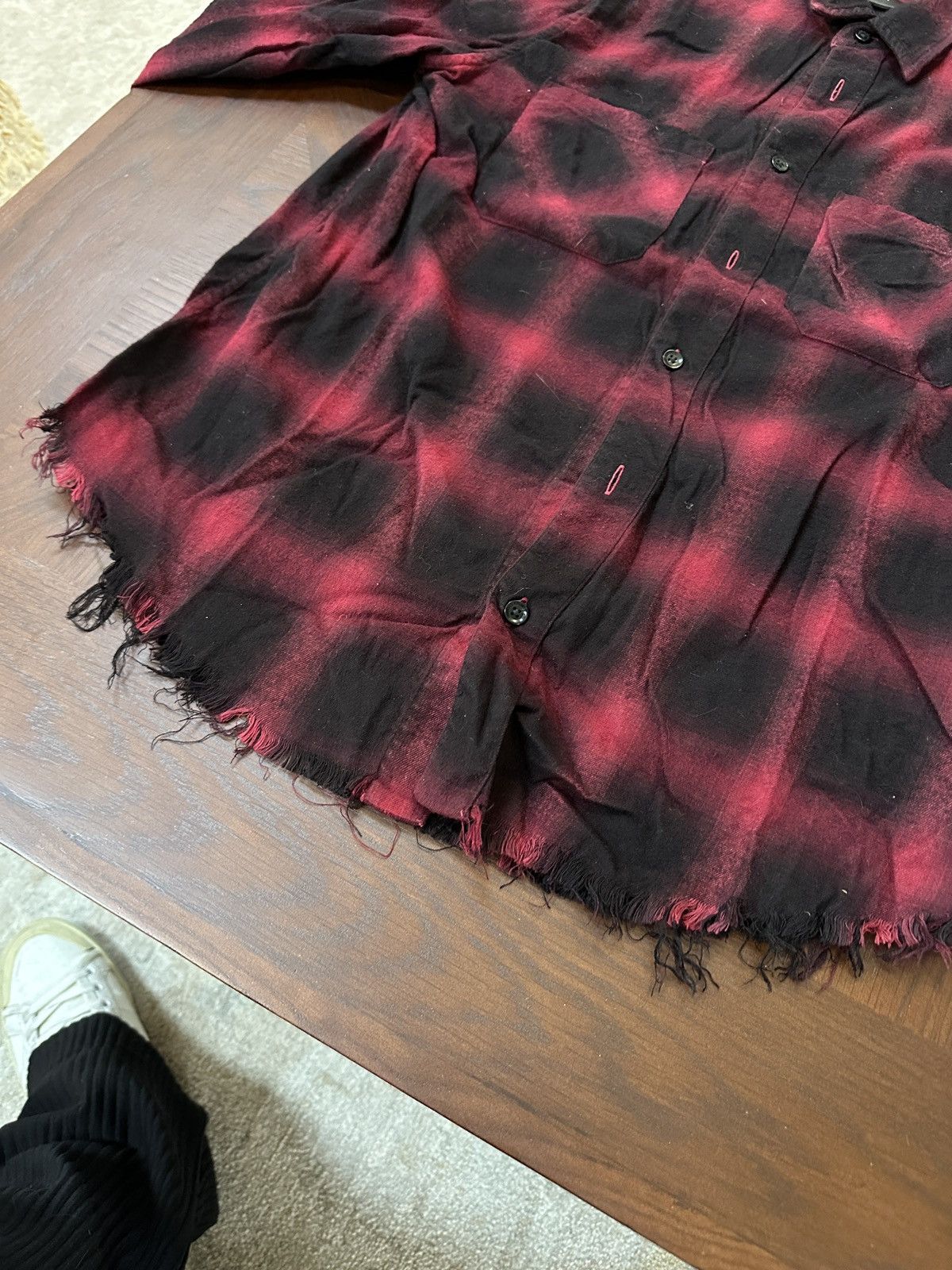 Amiri Amiri Distressed Flannel Size US XS / EU 42 / 0 - 3 Thumbnail
