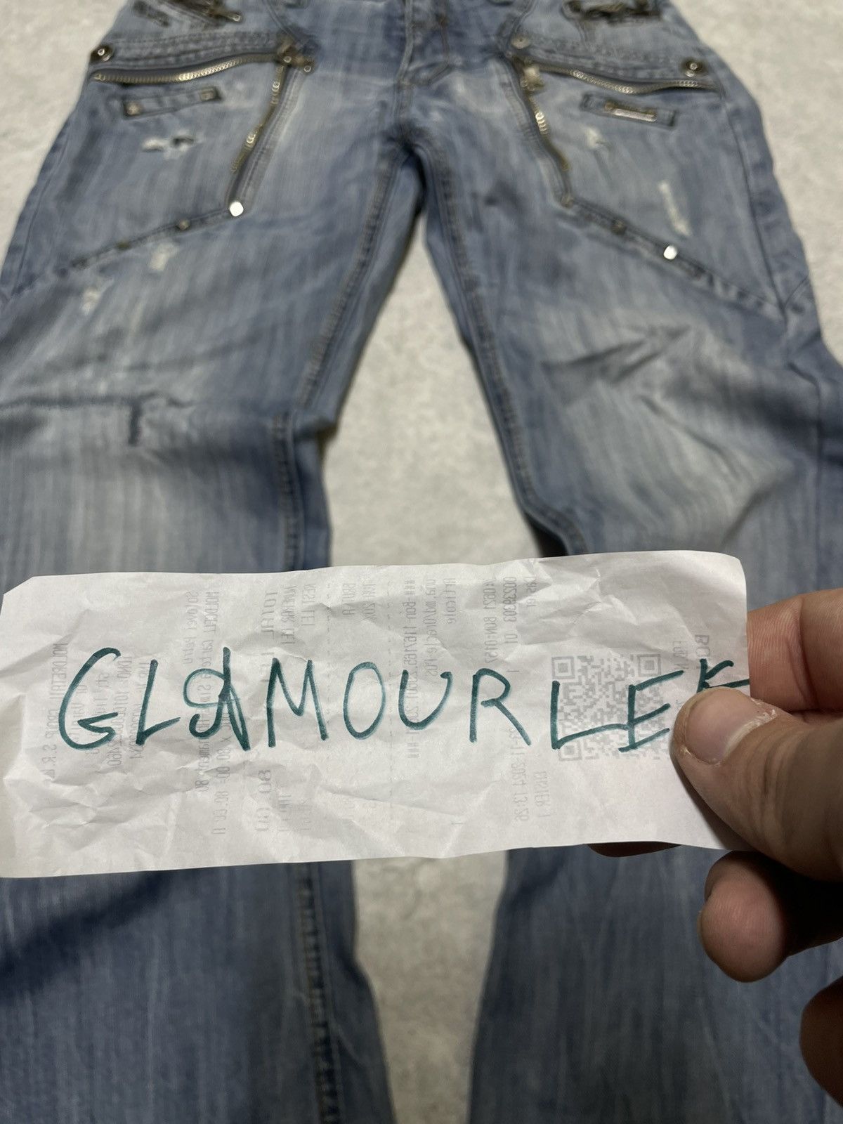 If Six Was Nine × Japanese Brand × Le Grande Bleu (L.G.B.) Y2K Distress Cuffs Denim IFSIXWASNINE Style Size US 33 - 3 Thumbnail