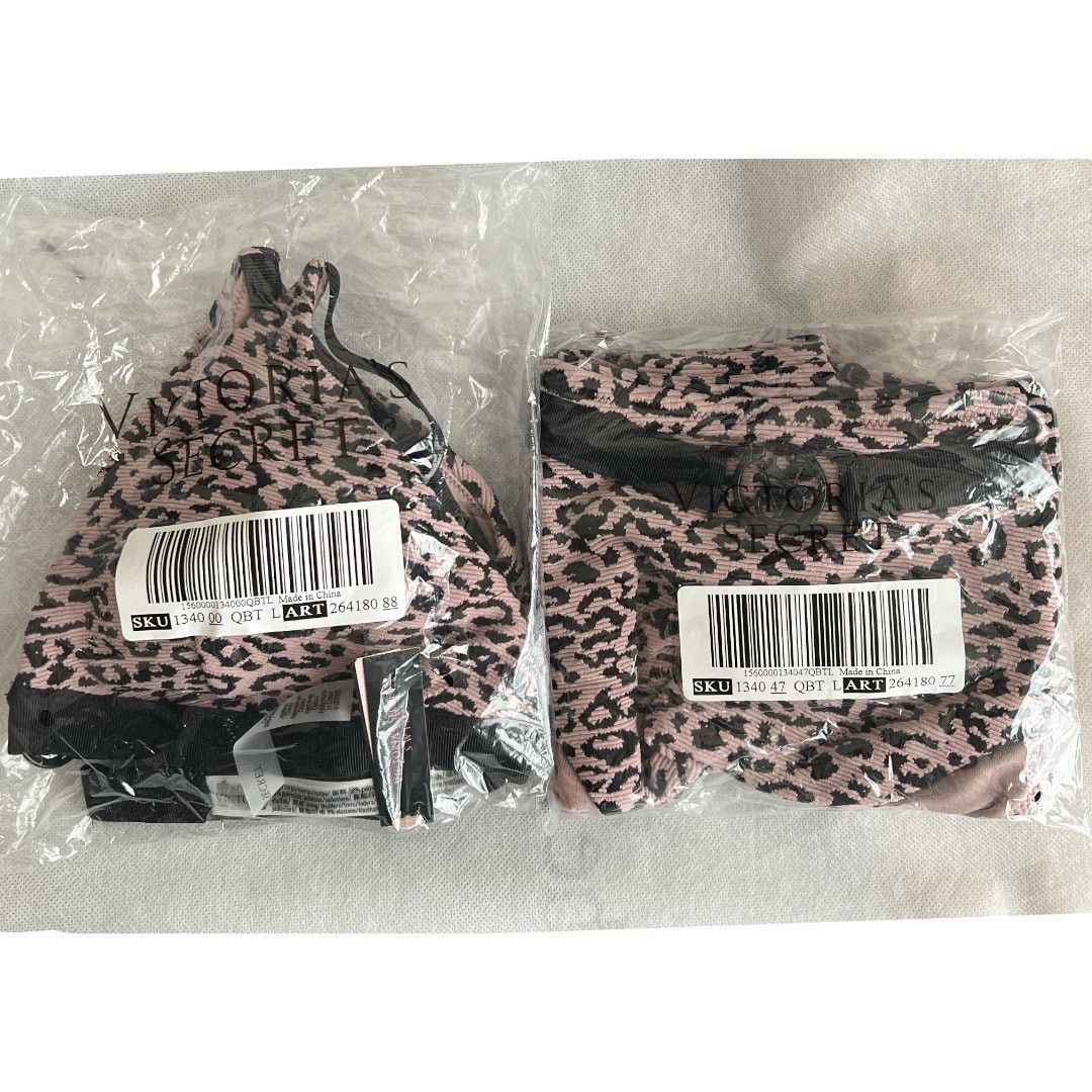 Victoria's Secret Victoria's Secret Animal Print Bikini Top+Bottom, L Size ONE SIZE - 12 Thumbnail