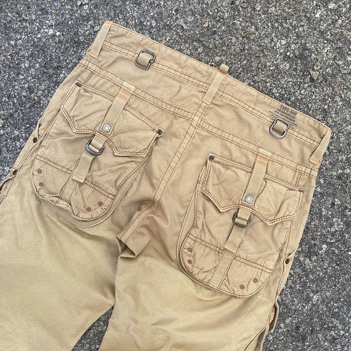 Edwin EDWIN 505 Khaki 3D Front Pocket Tactical Combat Cargo Pants Size US 33 - 8 Thumbnail
