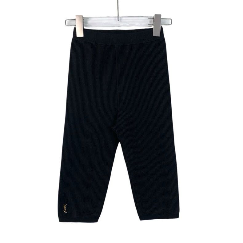 Saint Laurent Paris Saint Laurent size xs Black logo gold label casual knit wi Size US 28 / EU 44 - 1 Thumbnail