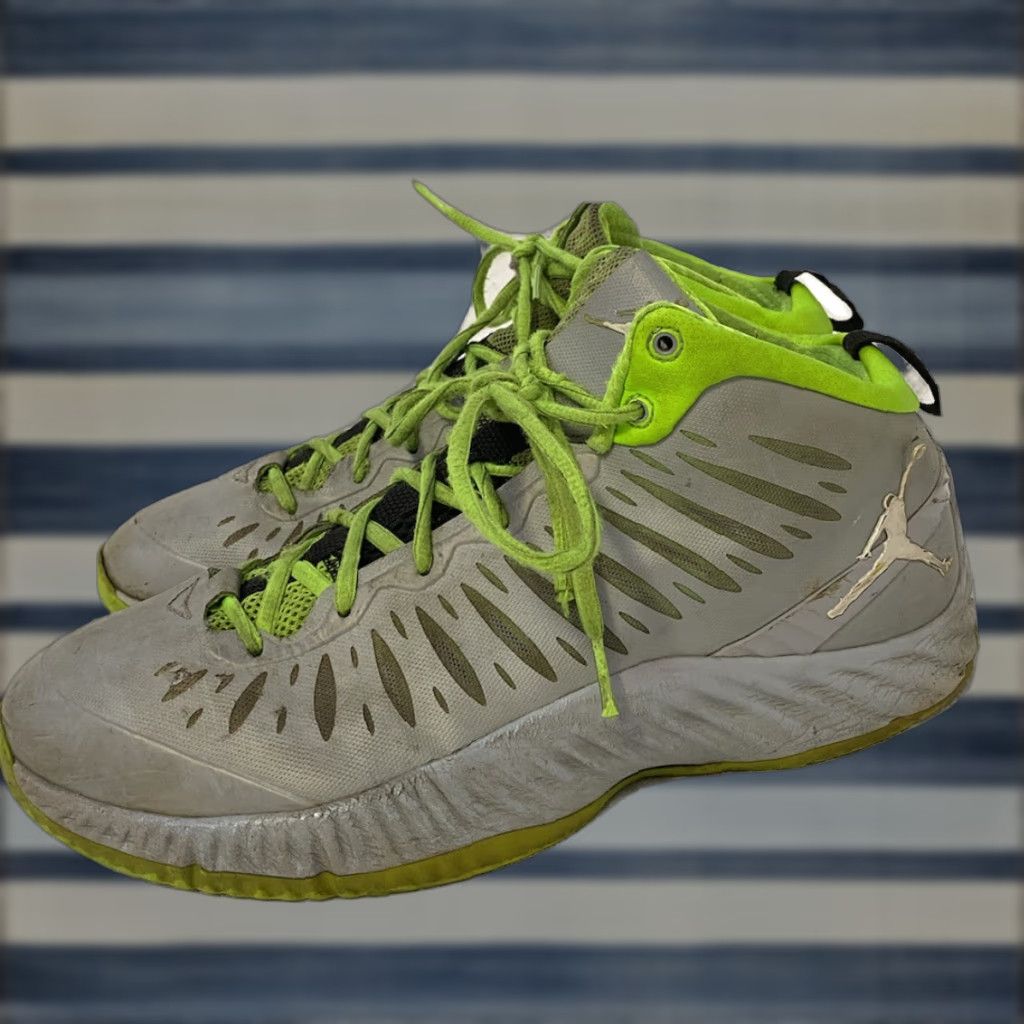 Nike Nike Jordan SuperFly Olympic Mens Lunarlon 528650-045 Size 10 Shoes Nike Jordan Volt Gray Multicolor 2012 Men Mens Size US 10 / EU 43 - 1 Thumbnail