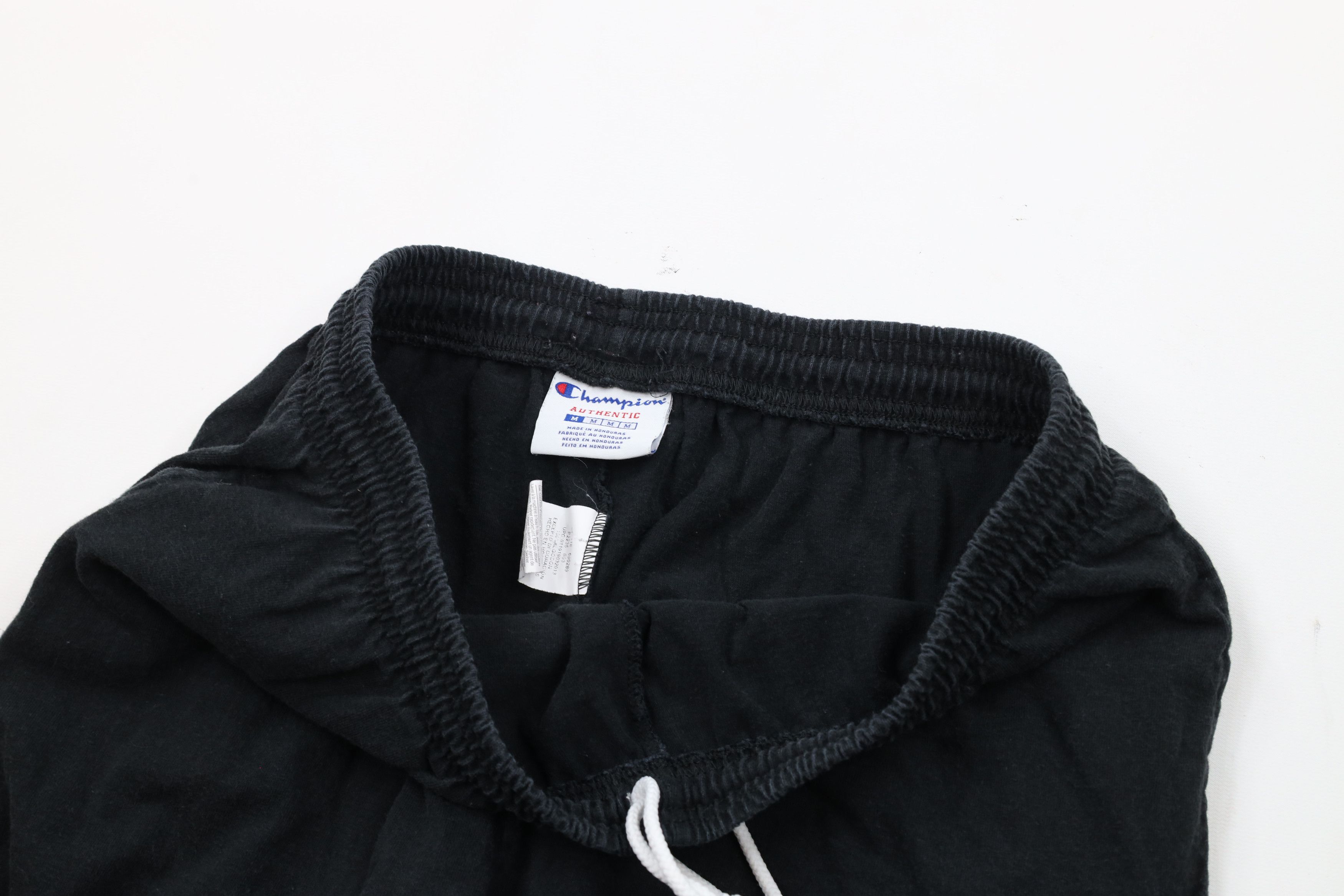 Champion × Vintage Vintage Champion Lightweight Joggers Pants Black Cotton Size US 34 / EU 50 - 6 Thumbnail