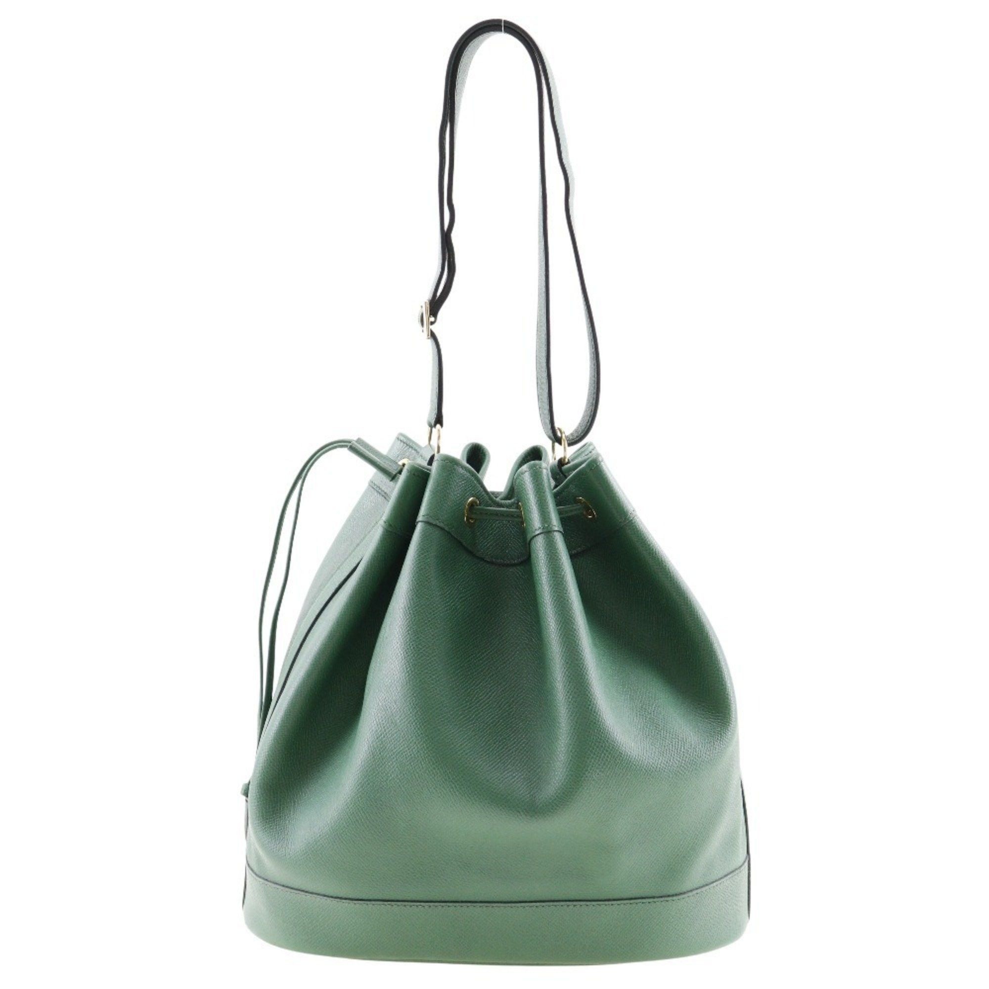 image of Hermes Market Shoulder in Green, Women's