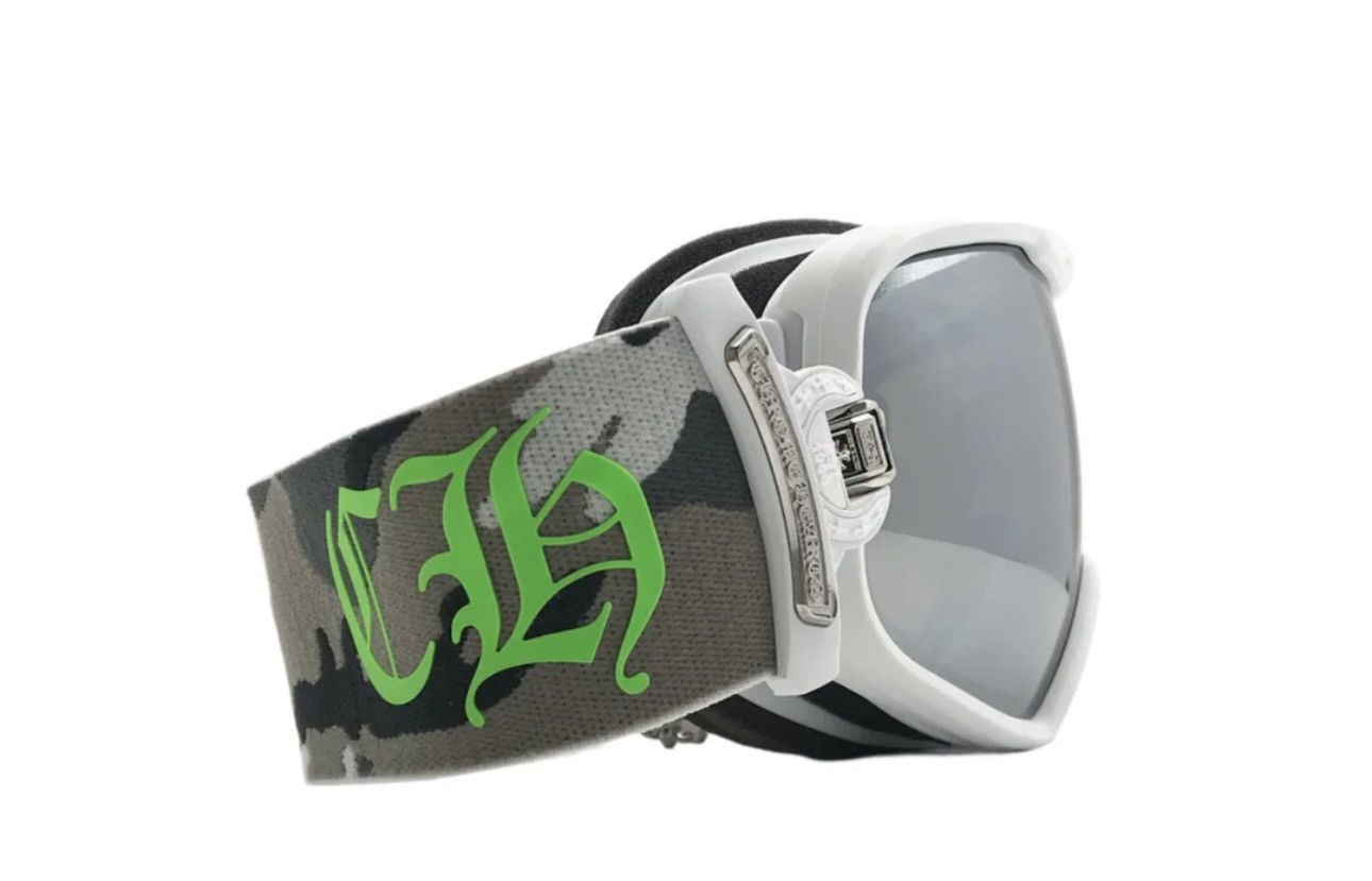 Chrome Hearts SILVER MORNING White Out-Lens:Chrome Mirror Shield Size ONE SIZE - 2 Thumbnail