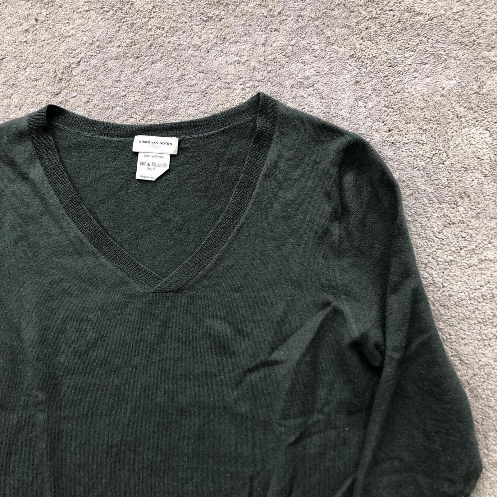 Dries Van Noten Dries Van Noten V-Neck Sweater Jumper Sweatshirt Size US XS / EU 42 / 0 - 2 Thumbnail