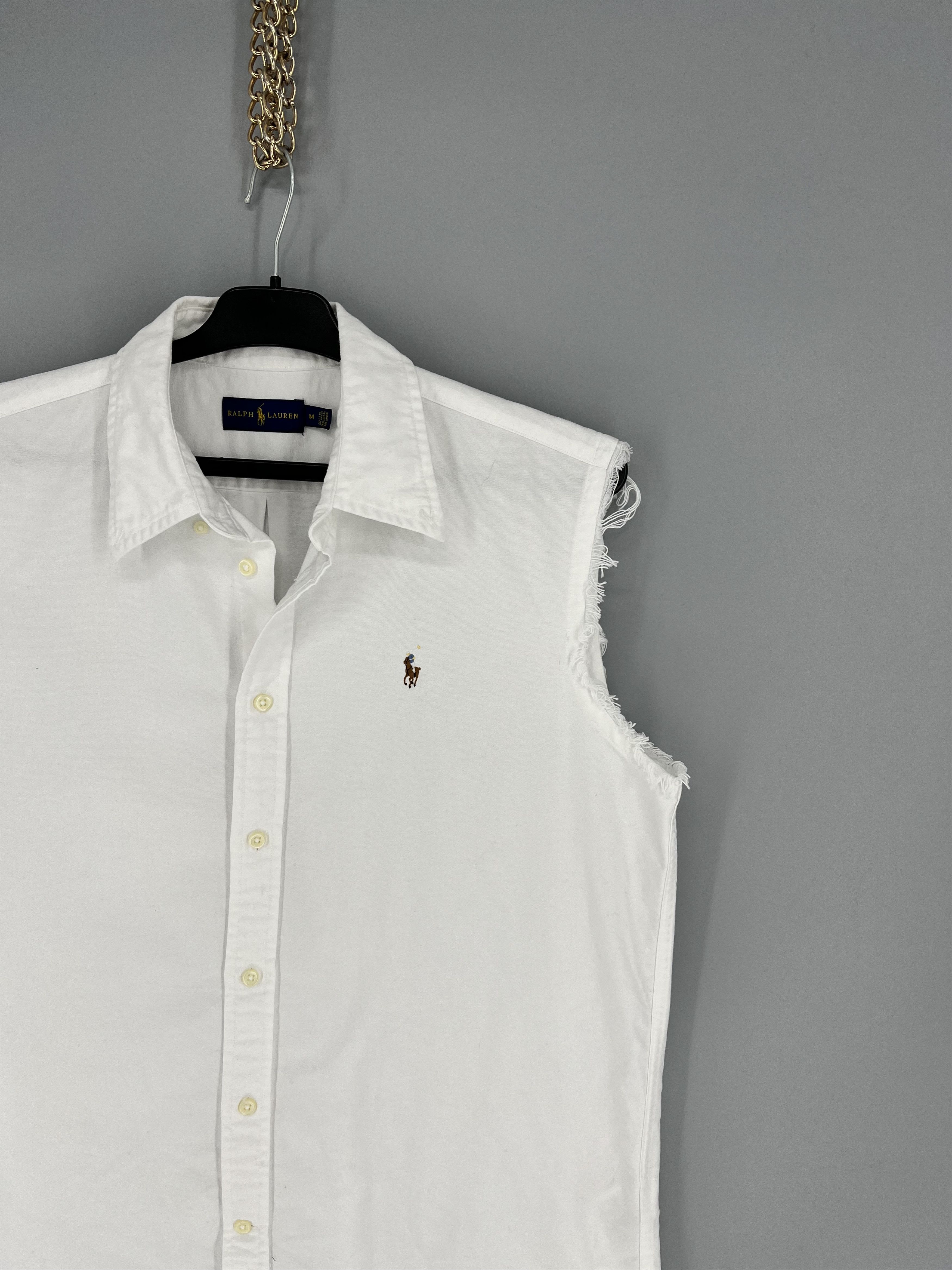 Polo Ralph Lauren Vintage White Shirt Polo Ralph Lauren Size M Rare Size US M / EU 48-50 / 2 - 5 Thumbnail