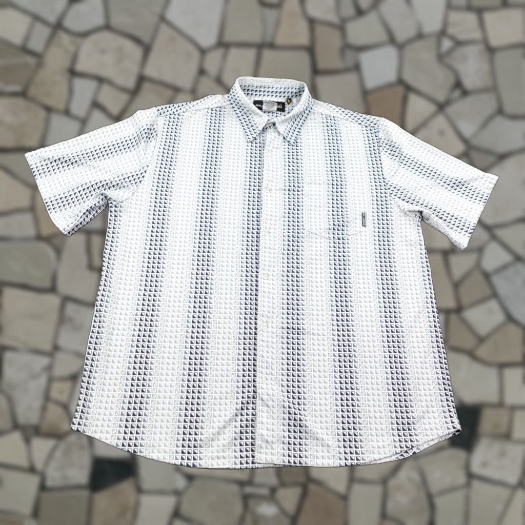 Billabong Vintage Billabong Shirt Mens XL Blue White Geometric Button Up Skate Surf Y2K Size US XL / EU 56 / 4 - 1 Thumbnail