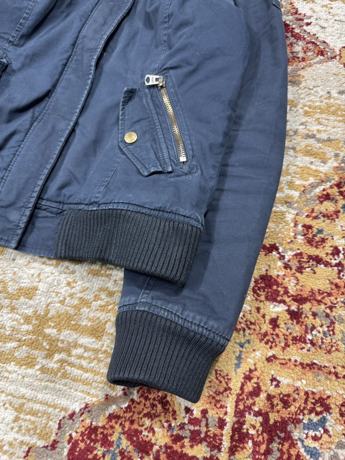 Abercrombie & Fitch × If Six Was Nine × Le Grande Bleu (L.G.B.) Y2K Vintage Cropped Jacket Boxy Fur Faux Slim Undercovet Size US S / EU 44-46 / 1 - 2 Thumbnail