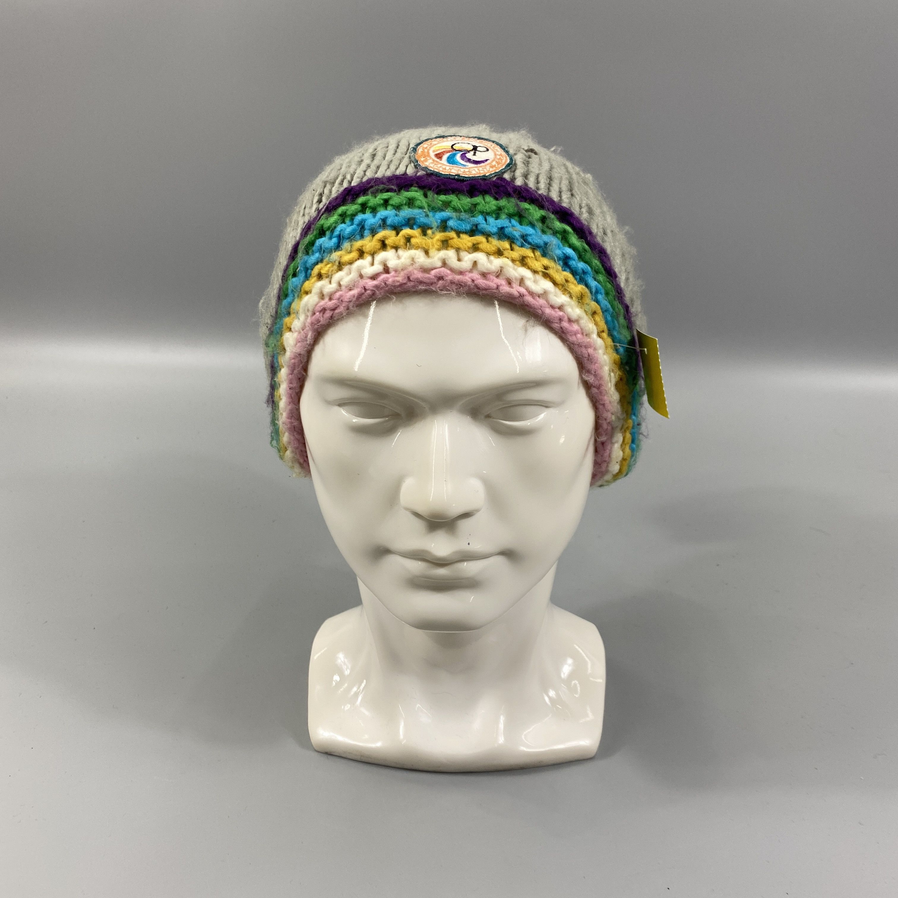 Ocean Pacific Ocean Pacific Rainbow Snow Cap Beanie Hat -BN1157 Size ONE SIZE - 1 Thumbnail