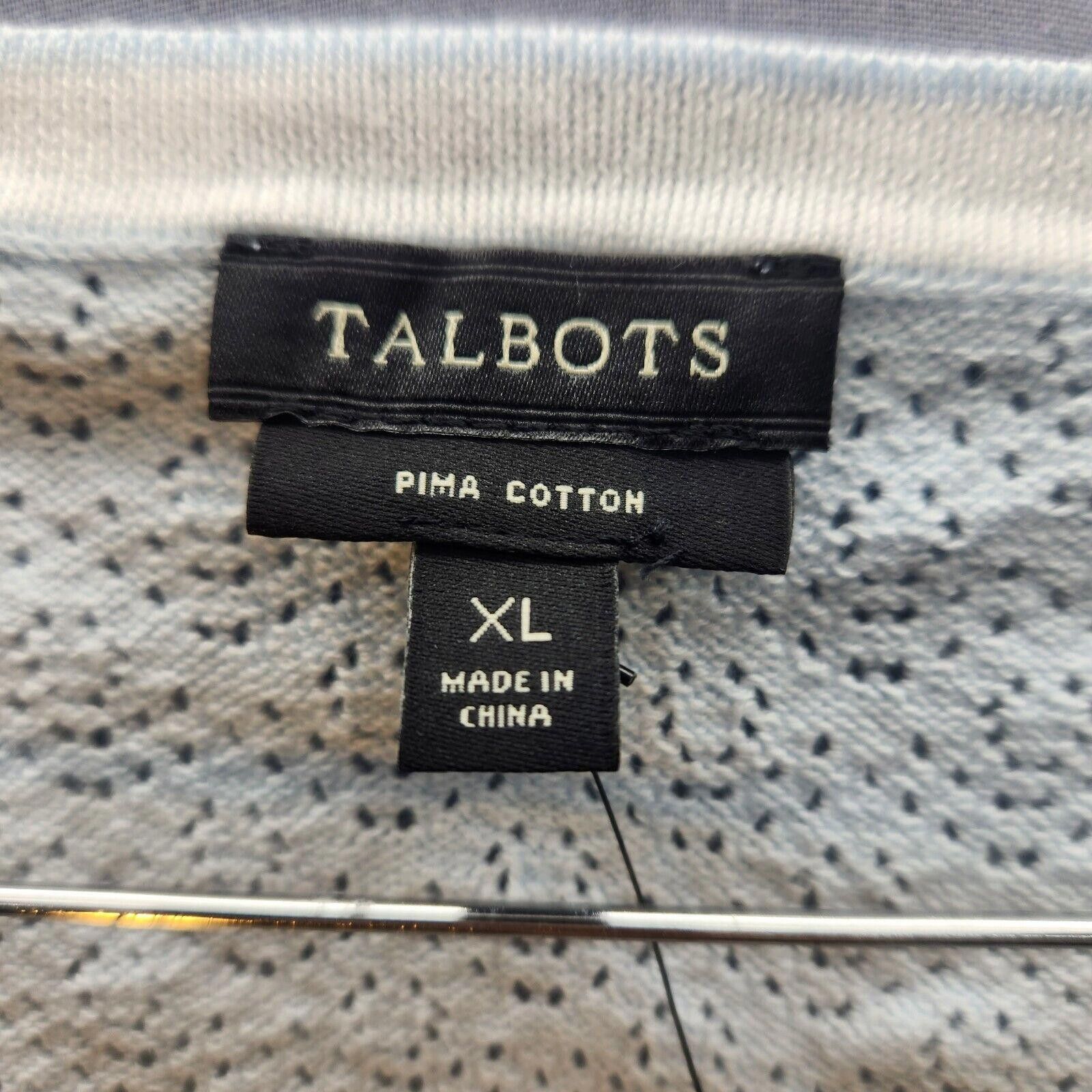 Designer New Talbots Pima Cotton Cardigan Light Blue Size XL Size XL / US 12-14 / IT 48-50 - 4 Thumbnail