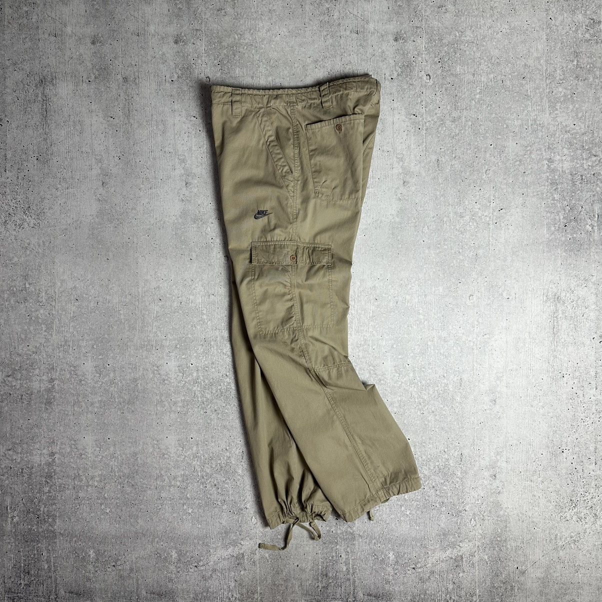 Nike × Vintage 00s Nike Vintage Cargo Baggy Pants Y2K Size US 32 / EU 48 - 8 Thumbnail