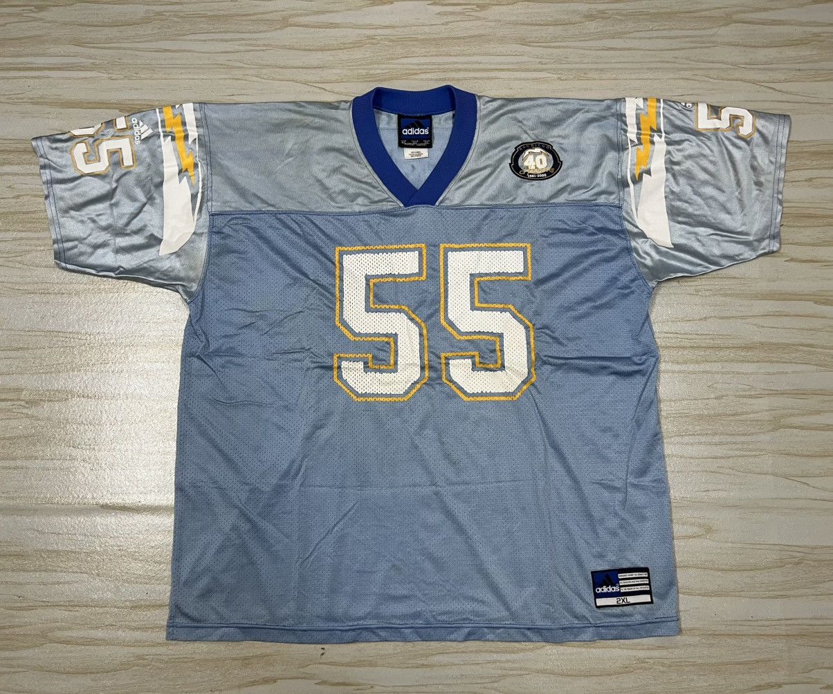 Vintage Adidas 00s Chargers San Diego Seau Vintage Jersey Size US XXL / EU 58 / 5 - 1 Thumbnail