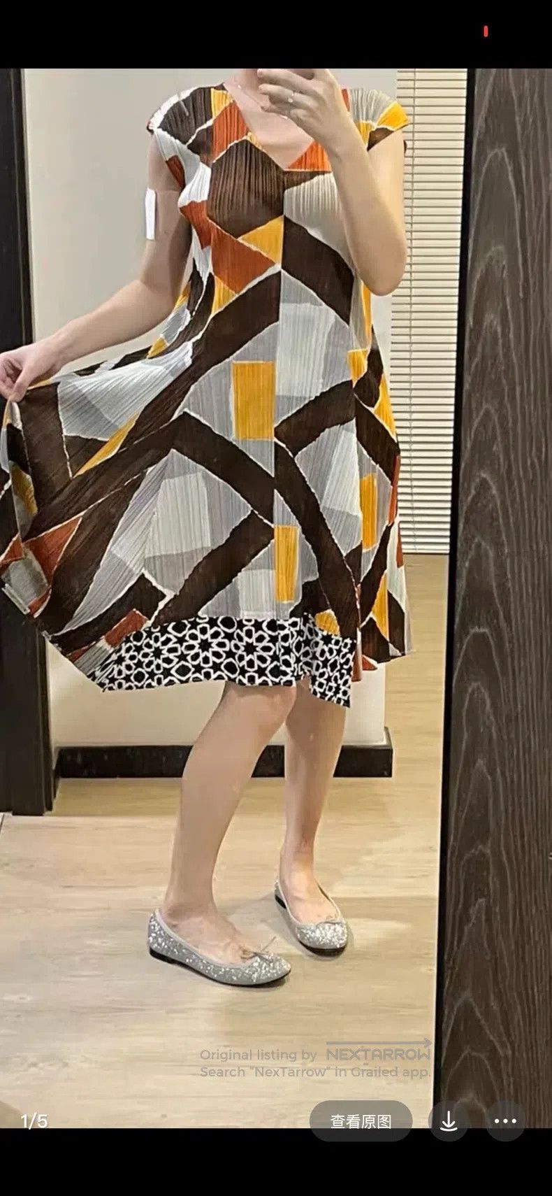 Issey Miyake Issey Miyake Color Block Dress Size M / US 6-8 / IT 42-44 - 6 Thumbnail
