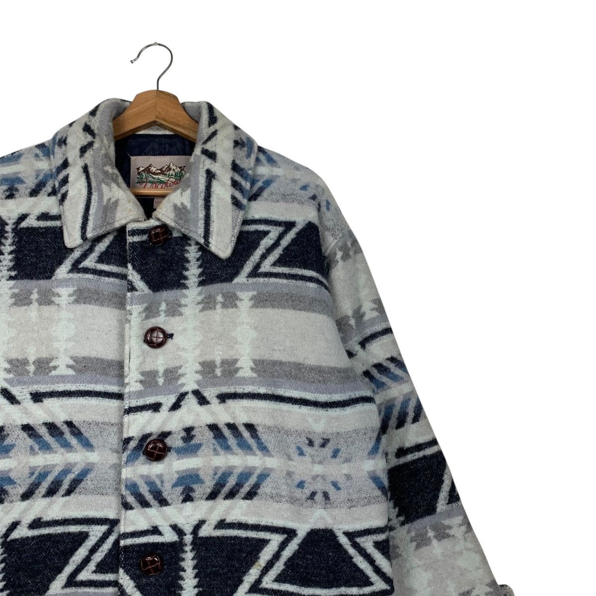 Vintage Vintage 90’s ULCOLOU Nordic Pattern Coat Jacket #2869-C129 Size US M / EU 48-50 / 2 - 4 Thumbnail