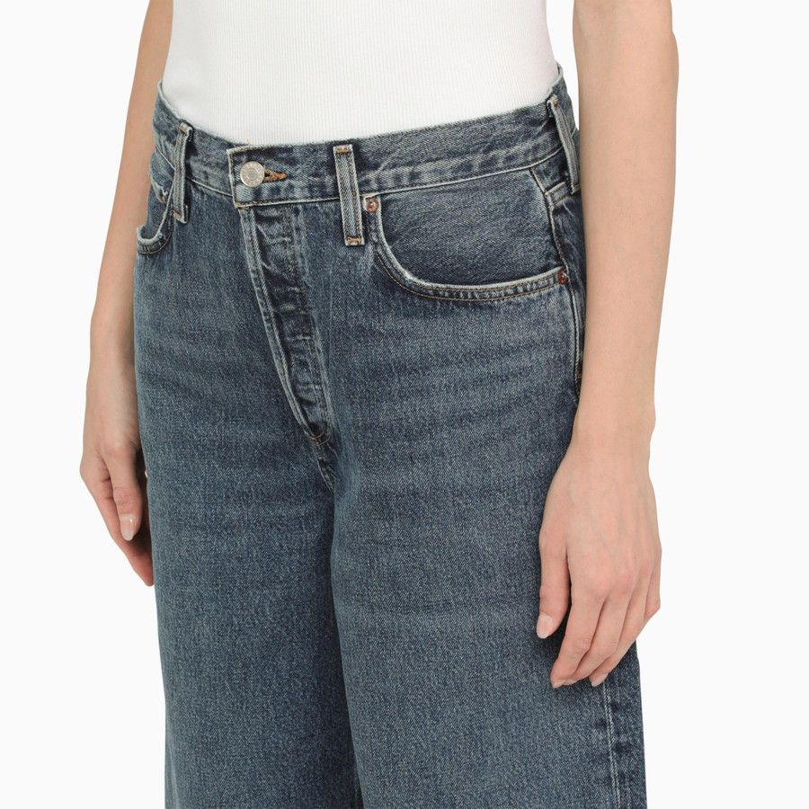Agolde o1d2blof0724 Denim Jeans in Dark Blue Size 31" - 5 Thumbnail