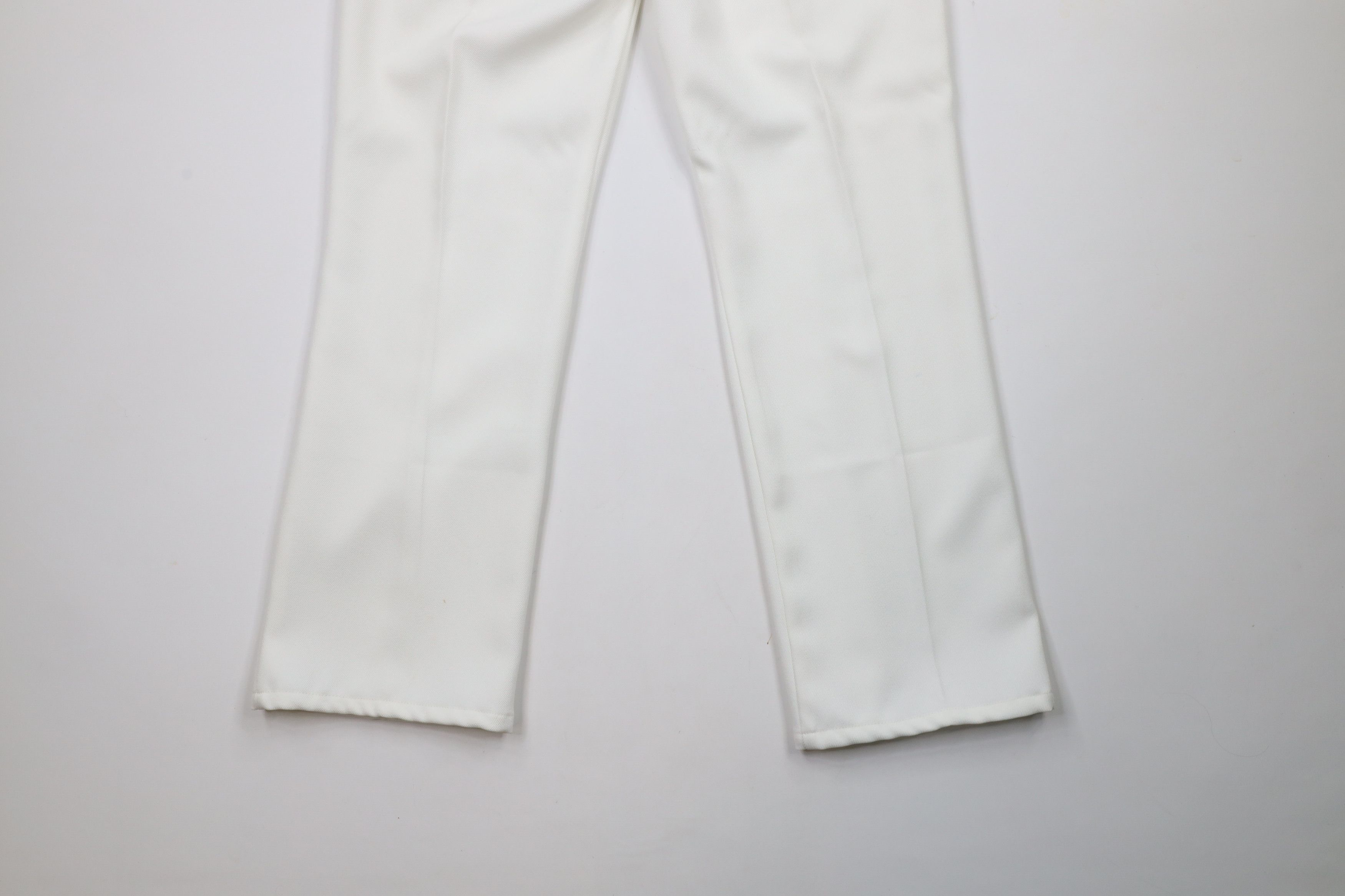 Vintage Vintage 90s Streetwear Flared Wide Leg Chino Pants White Size US 33 - 10 Thumbnail
