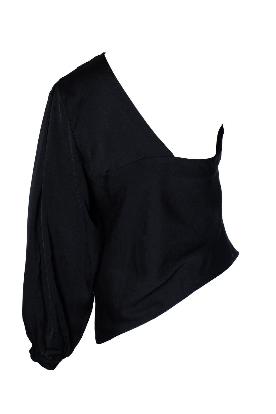 Iro IRO, black one shoulder Gingera top Size S / US 4 / IT 40 - 2 Thumbnail