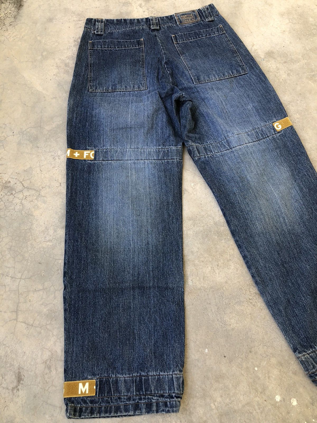 Marithe + Francois Girbaud Le Jean Marithe Francois Gurbaud Y2k M+FG Strap Baggy Denim Size US 34 / EU 50 - 18 Thumbnail