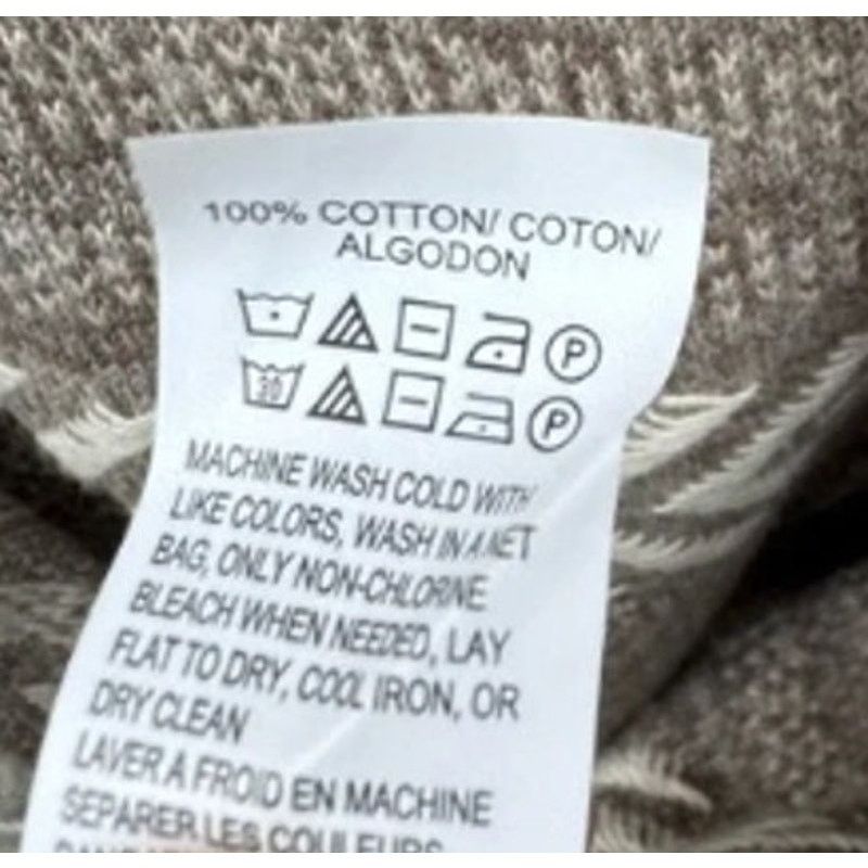 Lucky Brand Lucky Brand Womens Large Cotton Caridgan Tan Stripe Sweater Size L / US 10 / IT 46 - 4 Thumbnail