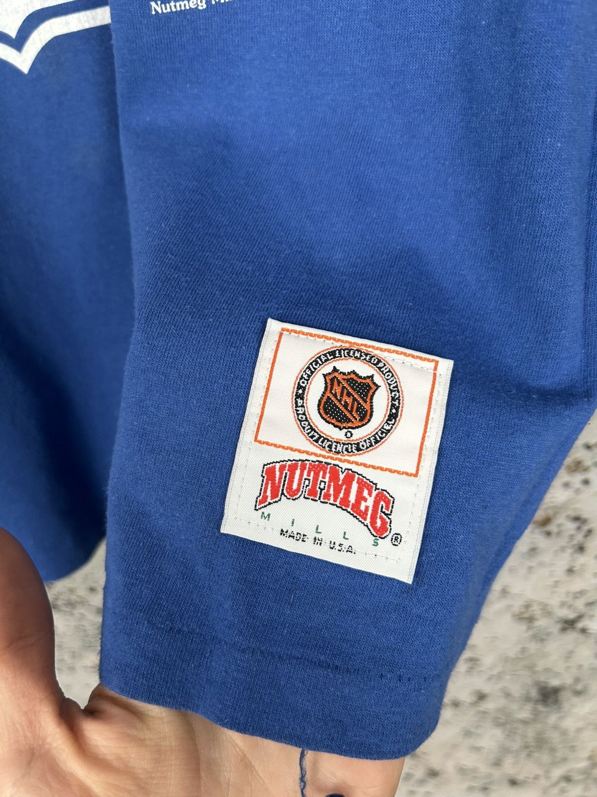 Other Vintage 1994 New York Rangers Nutmeg 90s NHL Sport Tee Size US L / EU 52-54 / 3 - 5 Thumbnail