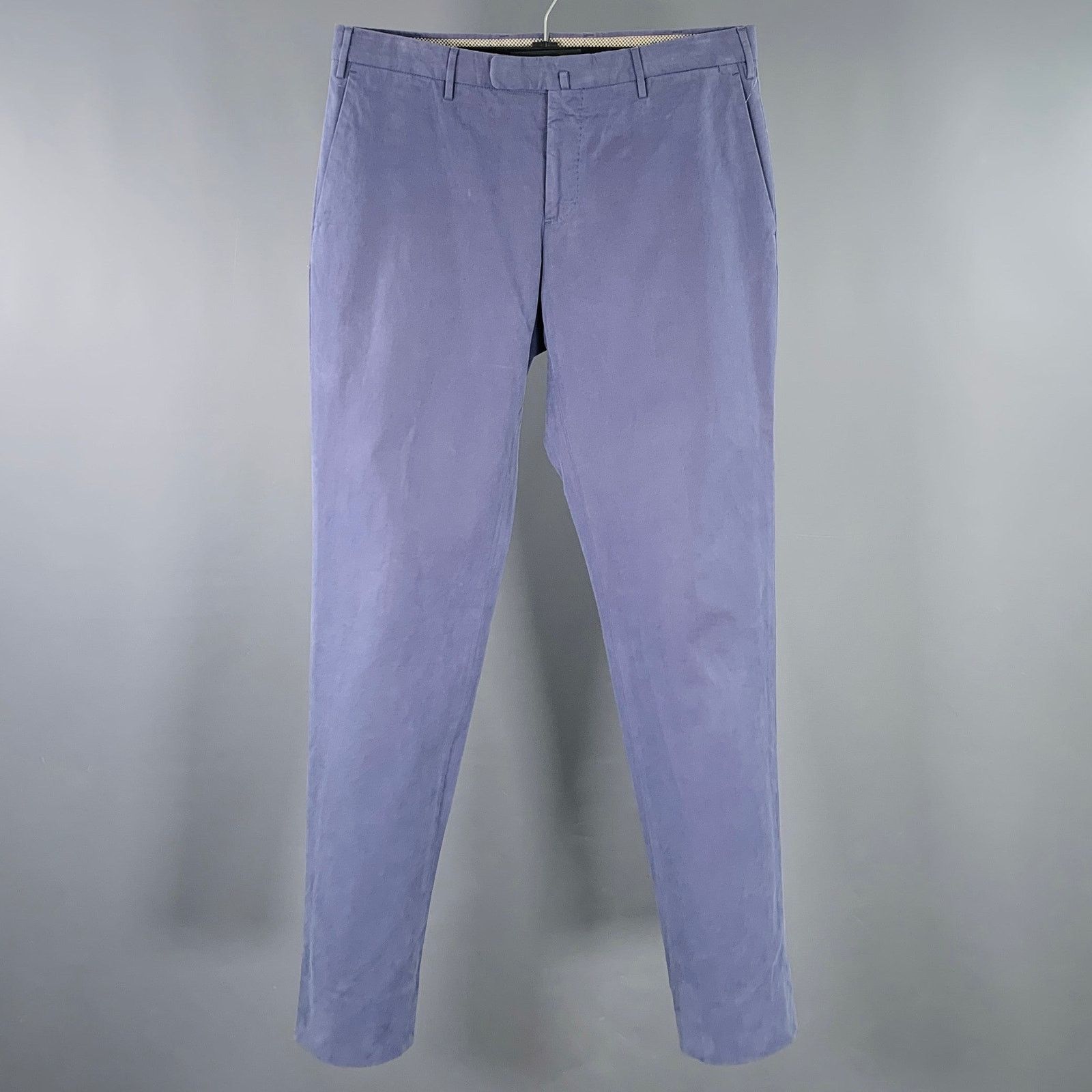 Incotex INCOTEX Size 32 Blue Grey Cotton Flat Front Jeans Size US 32 / EU 48 - 1 Thumbnail