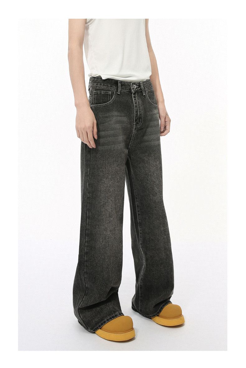 Japanese Brand × Jean Vintage distressed simple straight loose jeans casual Size US 32 / EU 48 - 4 Thumbnail