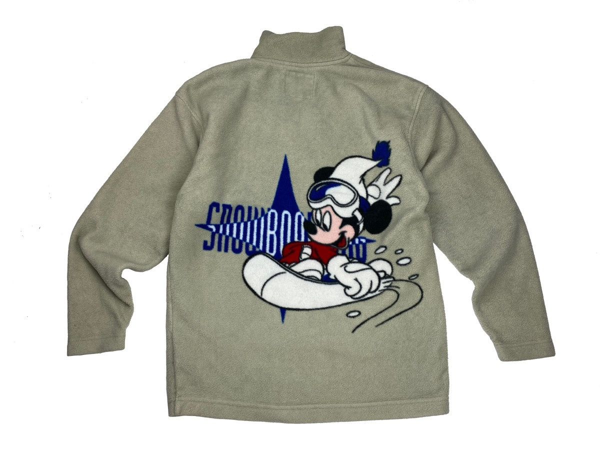 Disney × Vintage DISNEY 90s MICKEY MOUSE HIGH NECK FLEECE SWEATSHIRT SIZE S Size US S / EU 44-46 / 1 - 7 Thumbnail