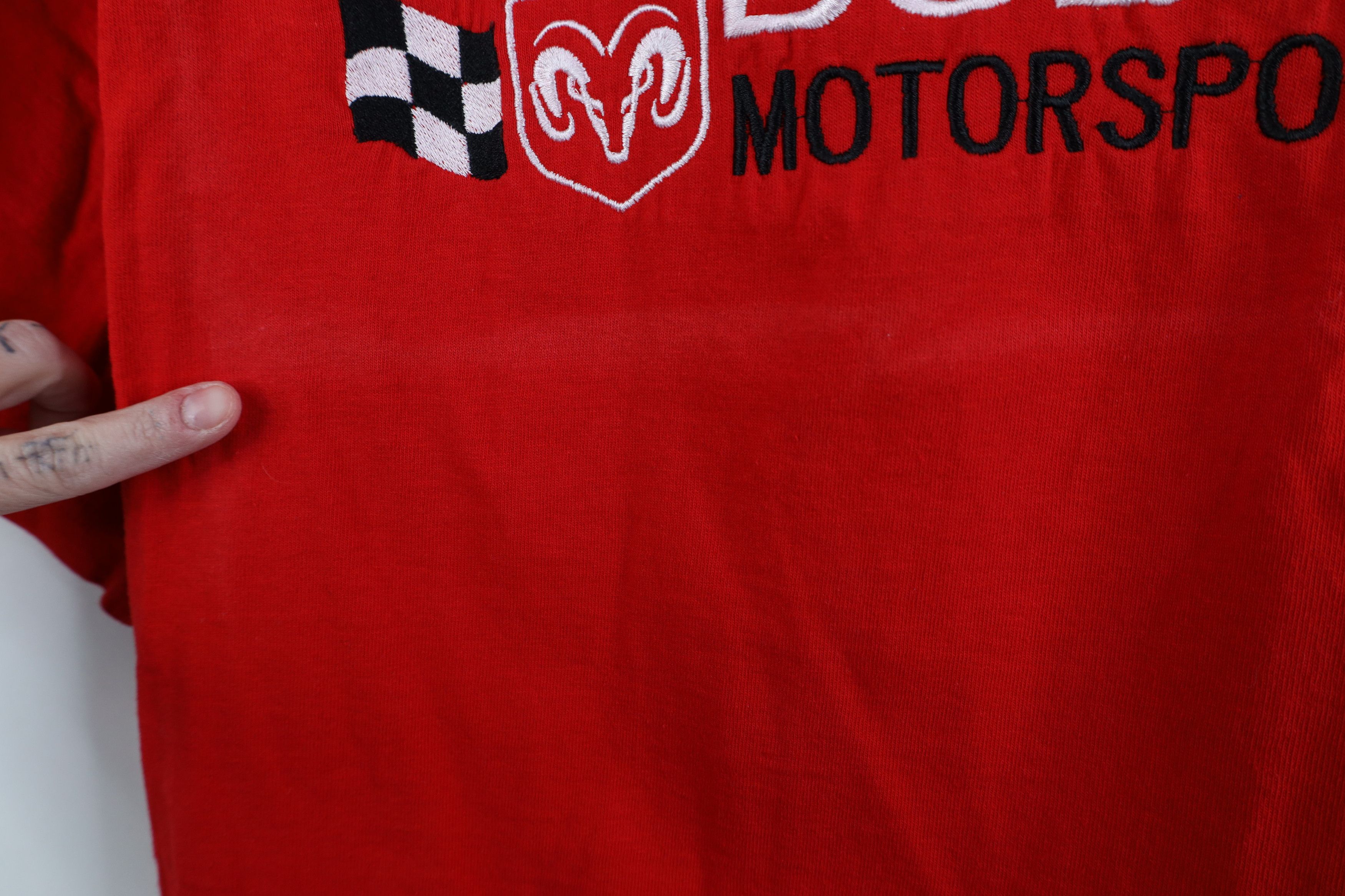 Vintage Vintage 90s Y2K Streetwear Dodge Motorsports Racing T-Shirt Size US L / EU 52-54 / 3 - 5 Thumbnail