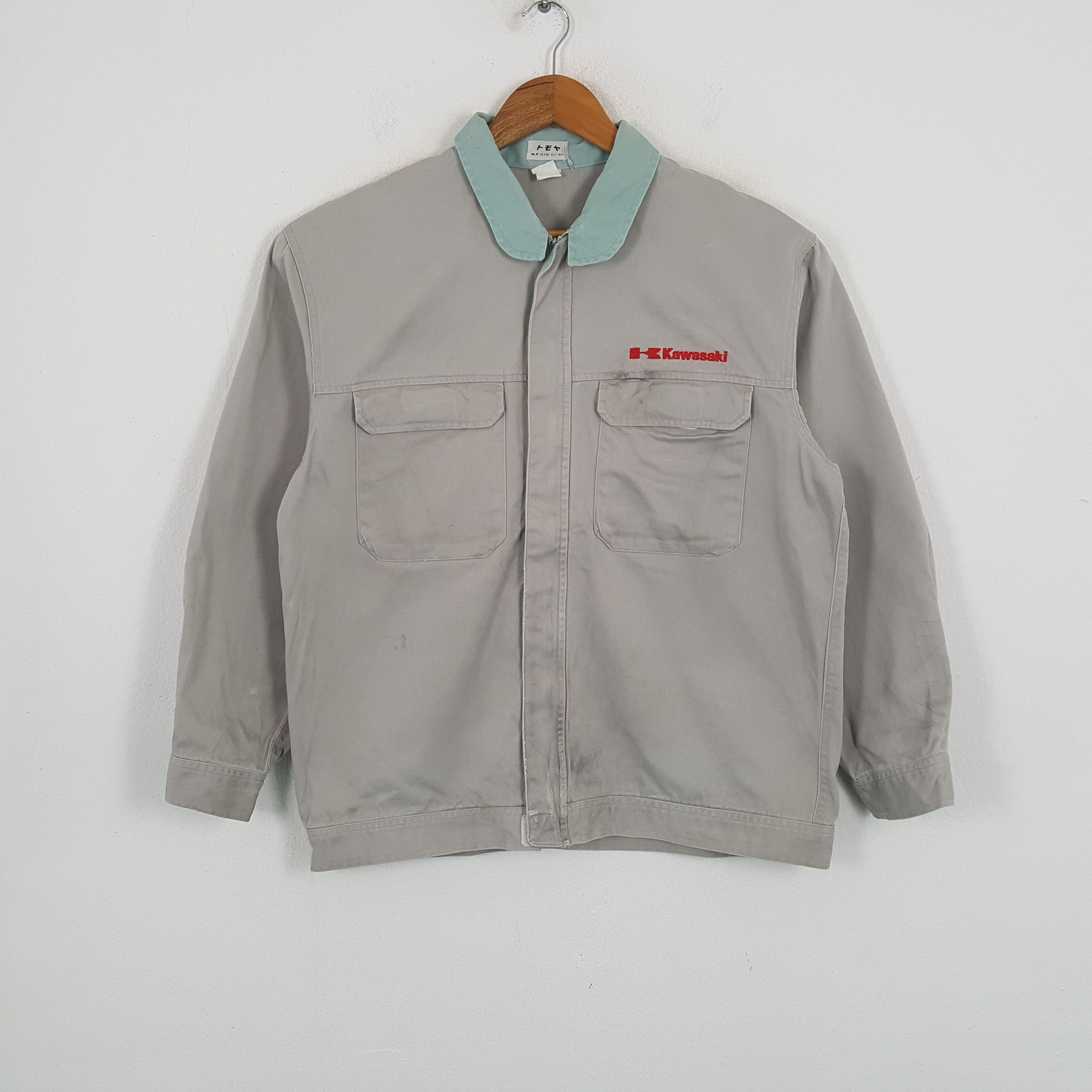 Japanese Brand × Vintage Vintage KAWASAKI Japanese Motorsport Racing Jacket Size US L / EU 52-54 / 3 - 3 Thumbnail