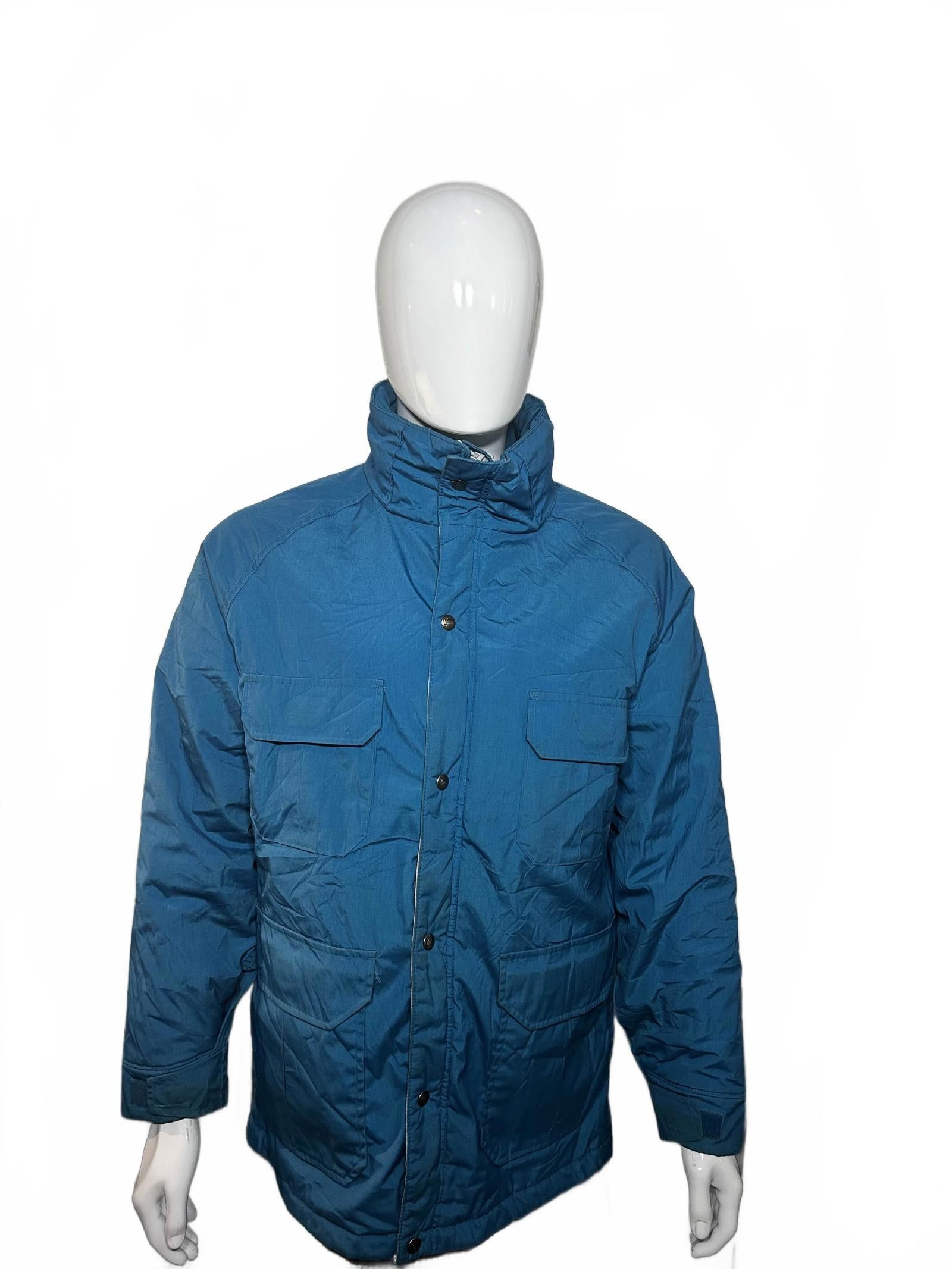 Woolrich Woolen Mills Stylish Blue Insulated Jacket with Pockets Size US M / EU 48-50 / 2 - 2 Thumbnail