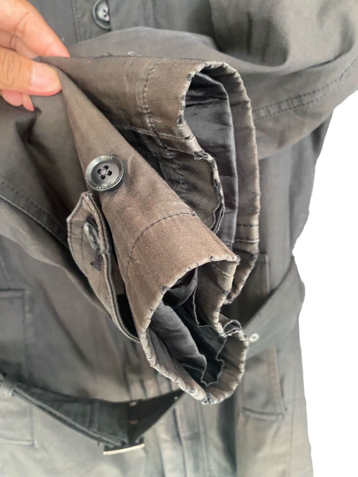Tornado Mart Rare TORNADO MART Sun Faded Long Coat Button sz M Size US M / EU 48-50 / 2 - 13 Thumbnail
