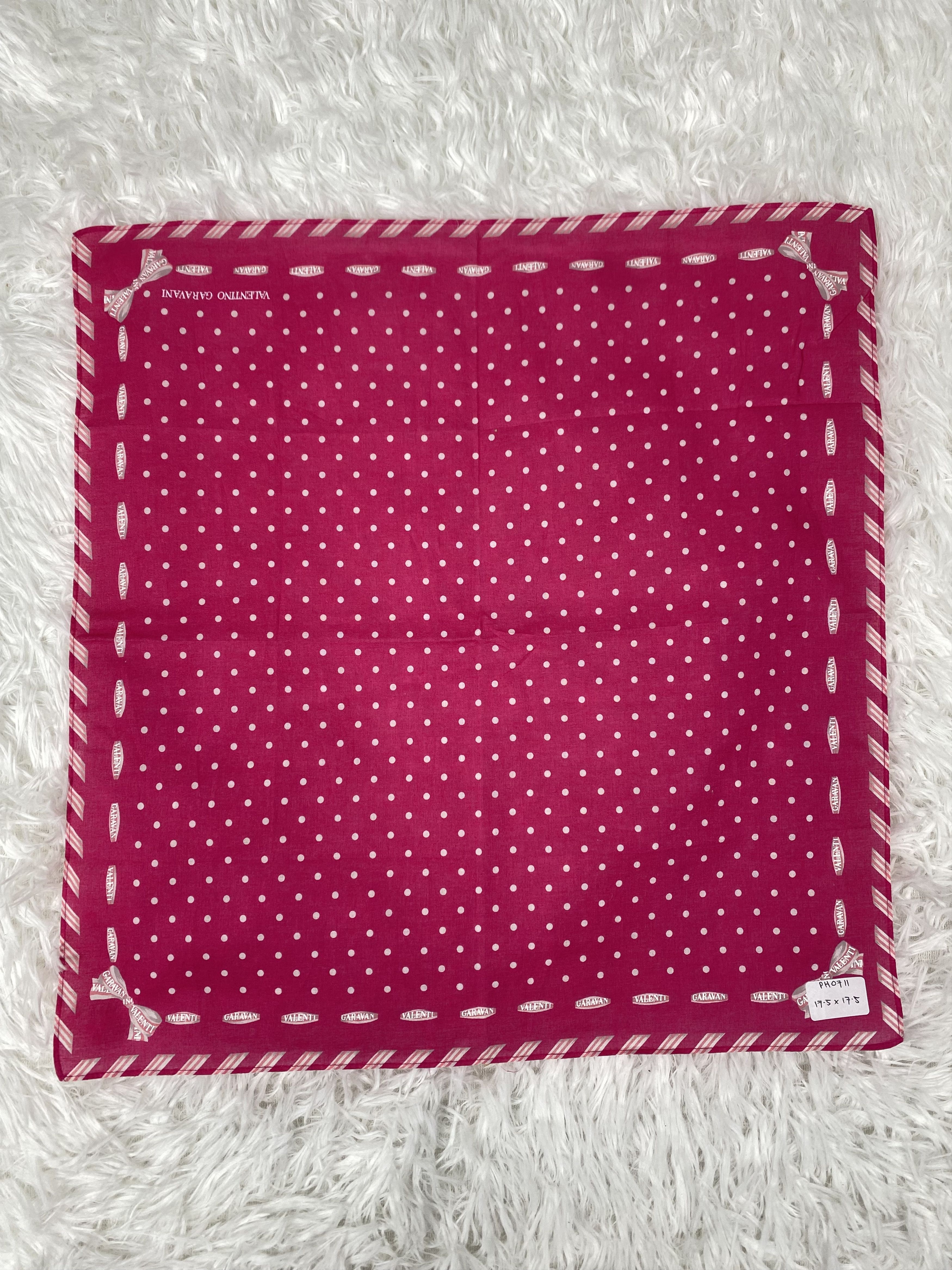 Valentino × Vintage Vintage Valentino Garavani Handkerchief Neckerchief PH0711 Size ONE SIZE - 3 Thumbnail