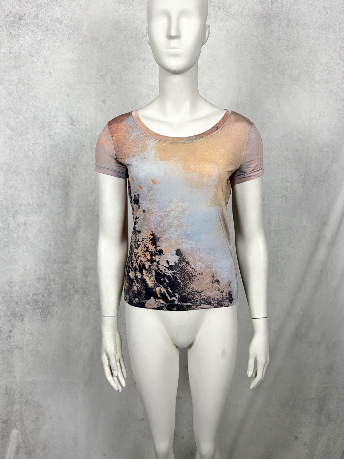 Roberto Cavalli Roberto Cavalli S/S1999 Coral Reef Renaissance T Shirt Top Size M / US 6-8 / IT 42-44 - 1 Thumbnail
