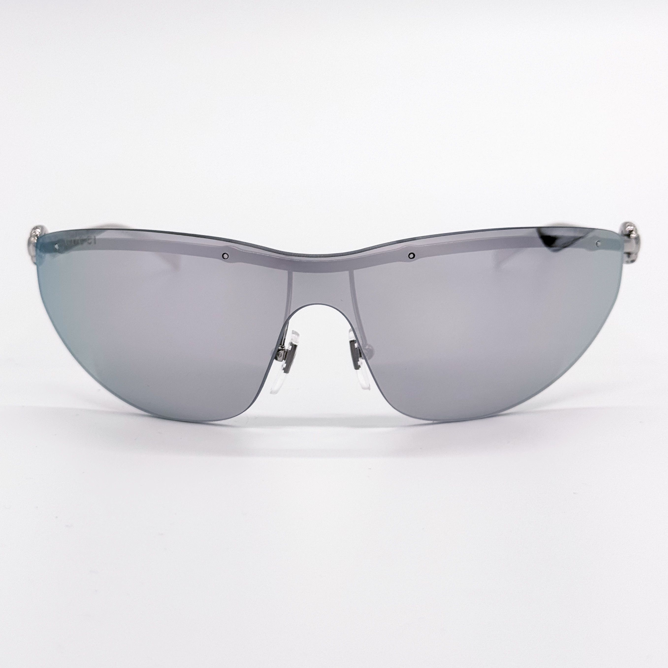Gucci NEW GUCCI GG1700S 002 SUNGLASSES SILVER GREY GUCCI EYEWEA Size ONE SIZE - 4 Thumbnail