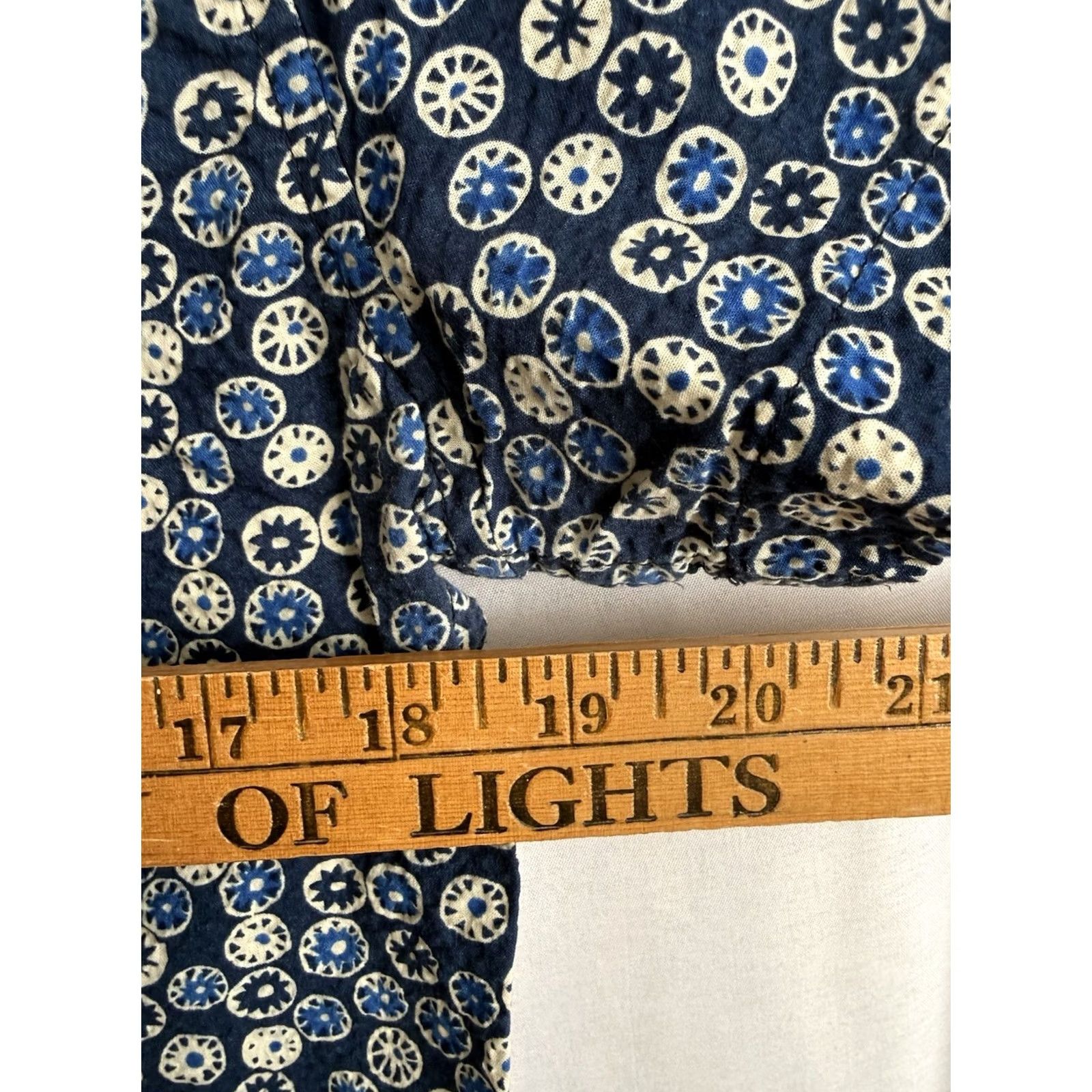 J.Crew J.CREW Mens Small Slim Fit Shirt Office Casual Beach Vacation Button Up Floral Blue Cotton Short Sleeve Slimming Collateral? Size US S / EU 44-46 / 1 - 8 Thumbnail