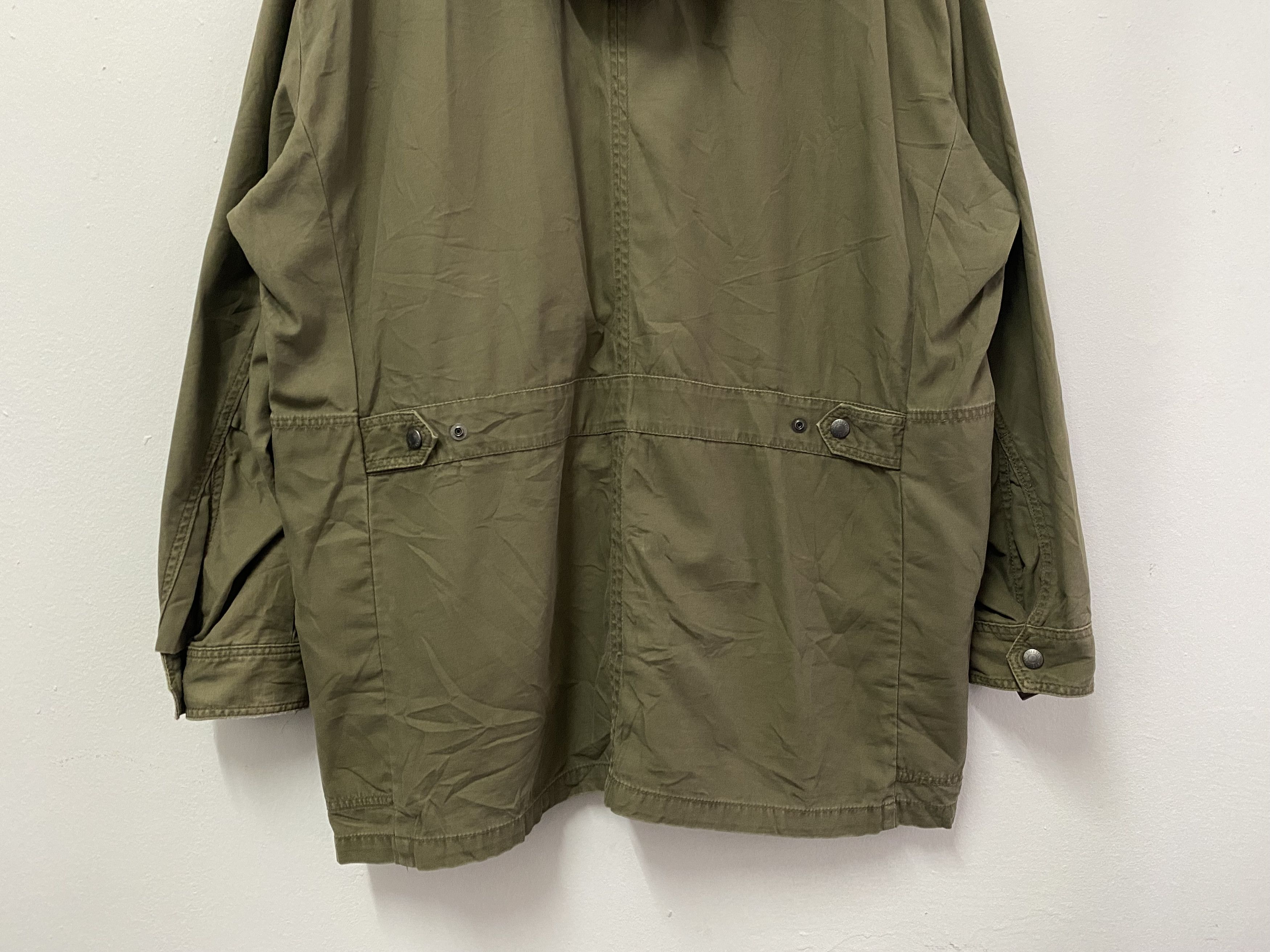 Converse Vintage Converse Military Style Oversized Hoodie Jacket Size US XXL / EU 58 / 5 - 7 Thumbnail
