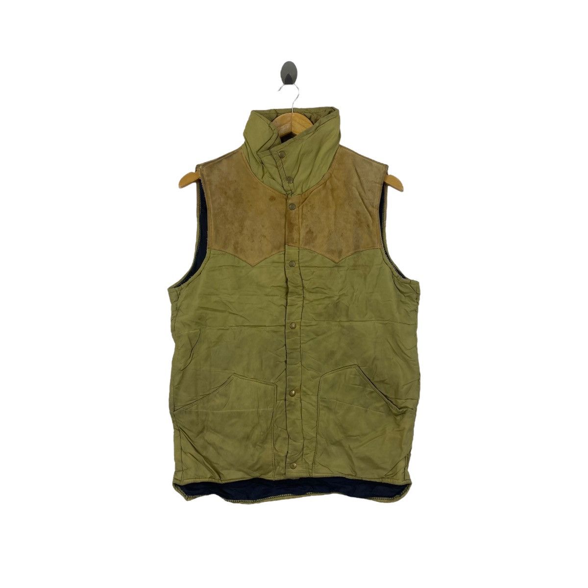 Vintage 80s Western Vest Sleeveless Made In USA Small Size