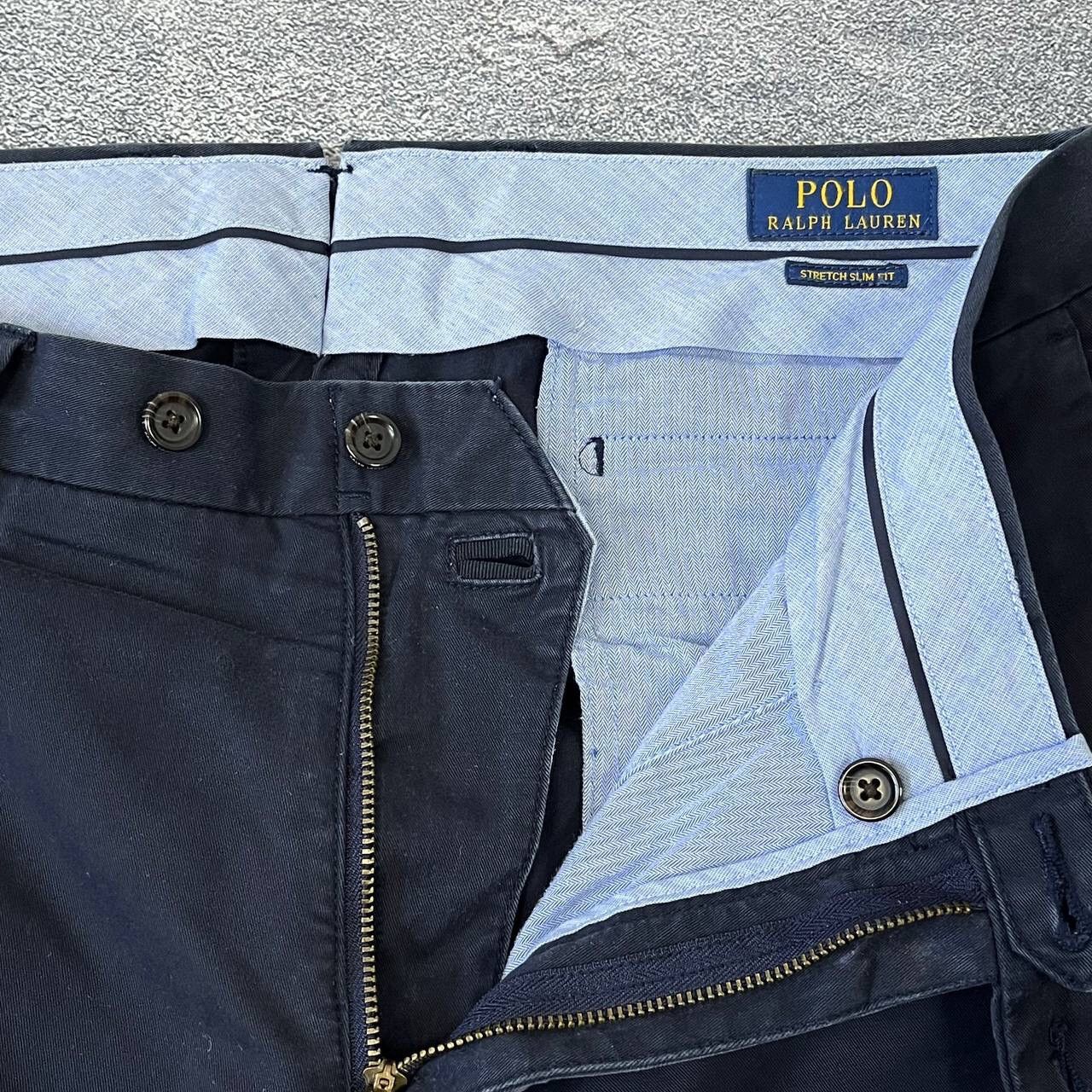 Polo Ralph Lauren Vintage Polo Ralph Lauren Chino Stretch Slim Fit Pants Size US 33 - 9 Thumbnail