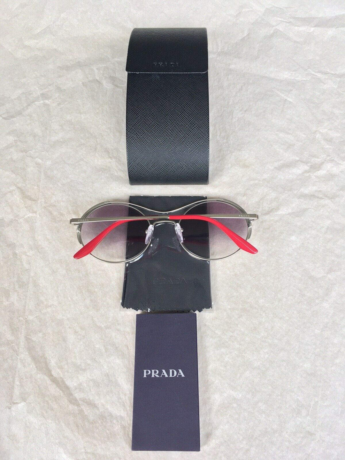 Prada PRADA Round Sunglasses SPR 55V Size ONE SIZE - 7 Thumbnail