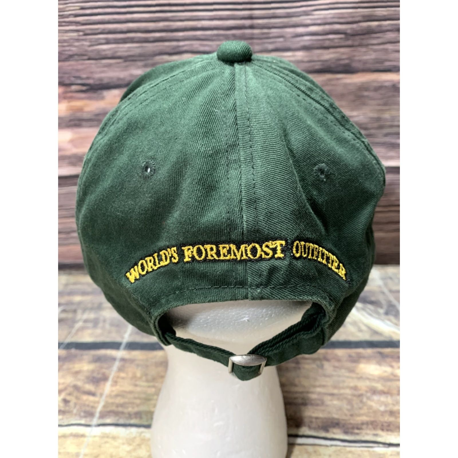 Vintage Cabela’s Cap Hat Green Strap Back Outdoor Lightweight Casual Adults Baseball Cap Men Adjustable Green Cap Hat Size ONE SIZE - 3 Thumbnail