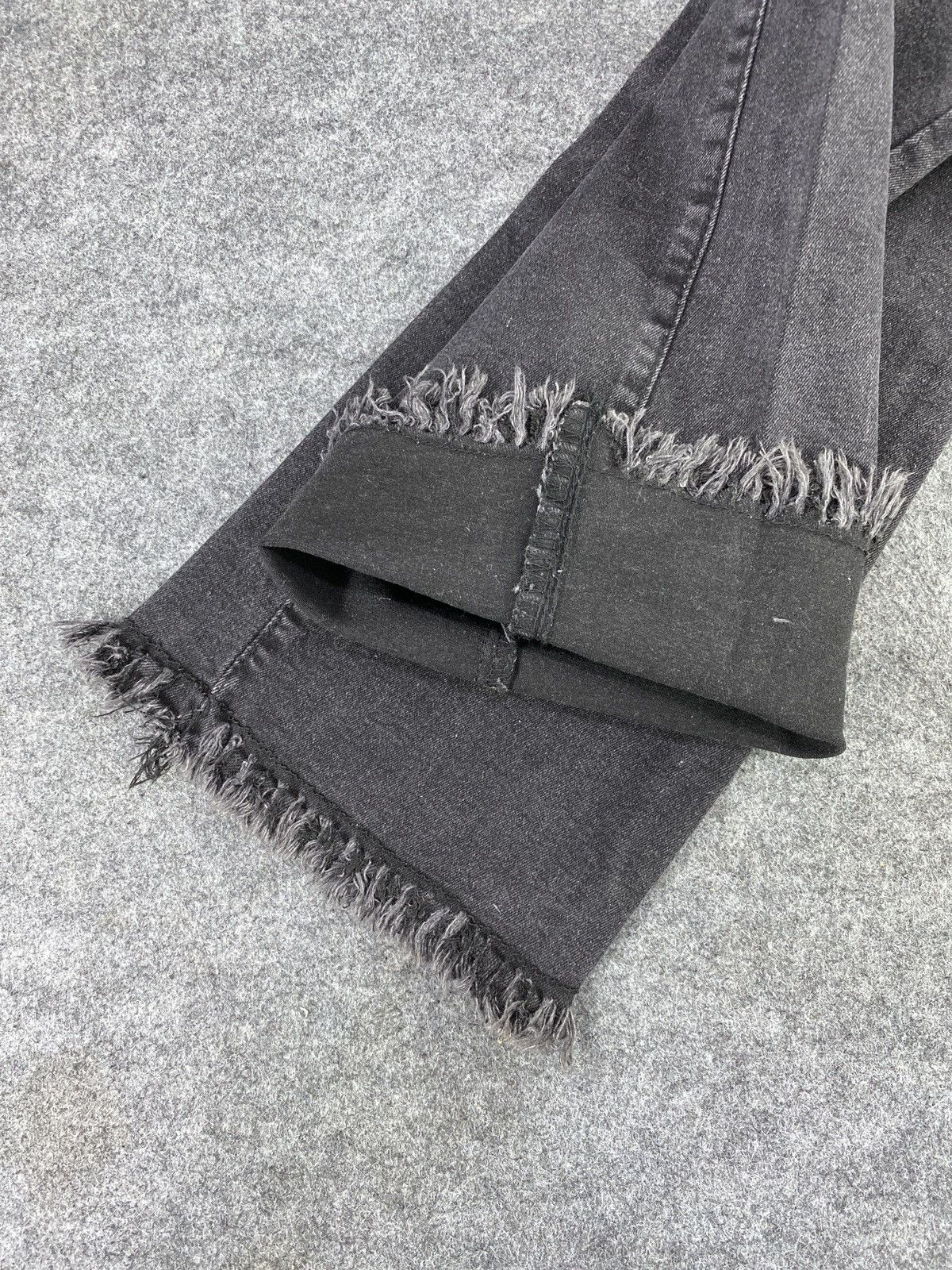 Japanese Brand × Jean Japanese Brand Smile Orchid Black Flare Jeans - J1063 Size 25" / US 0 / IT 36 - 10 Thumbnail