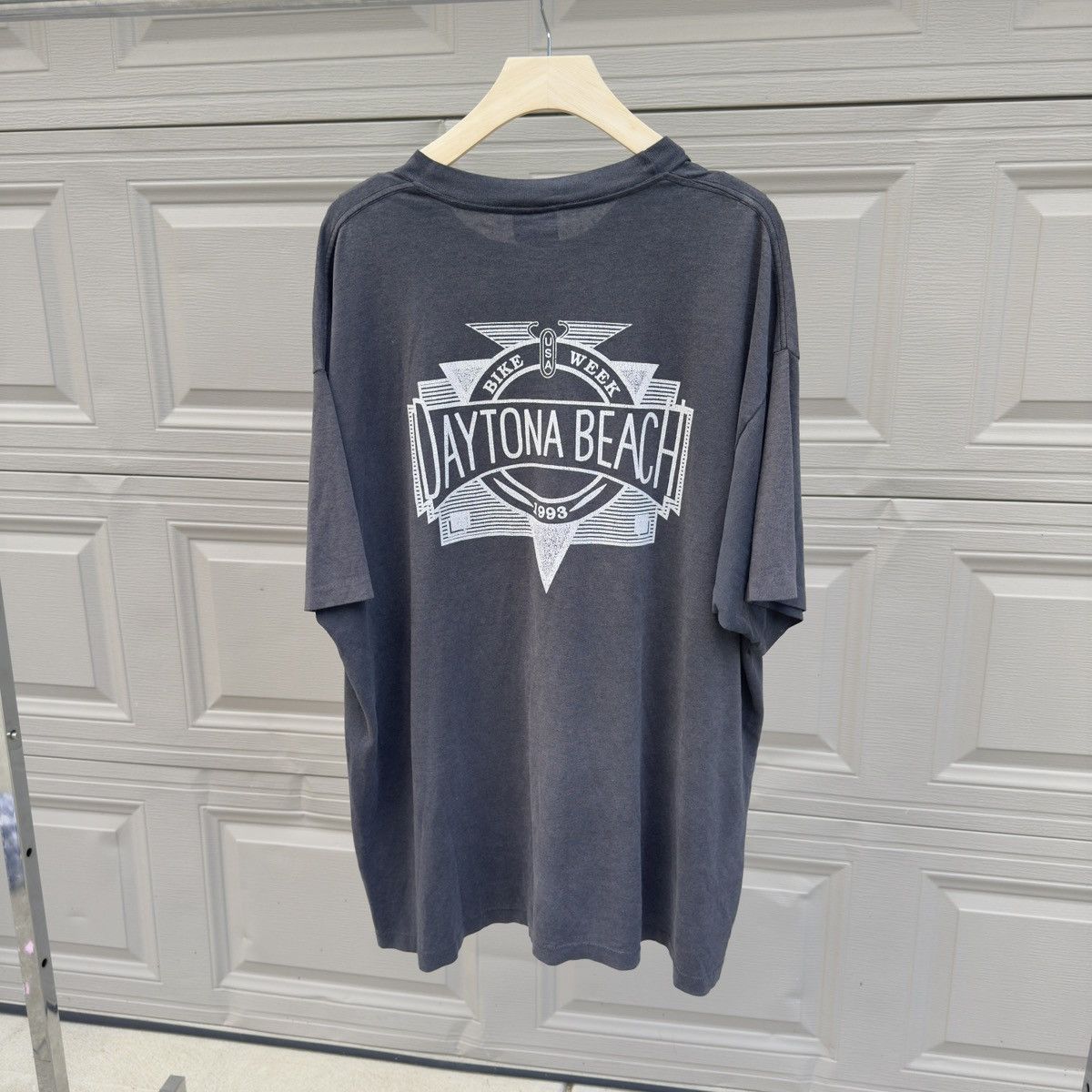 Harley Davidson 90s Harley Thrashed Faded Distressed Shirt ERD Grunge Biker Size US XXL / EU 58 / 5 - 8 Thumbnail