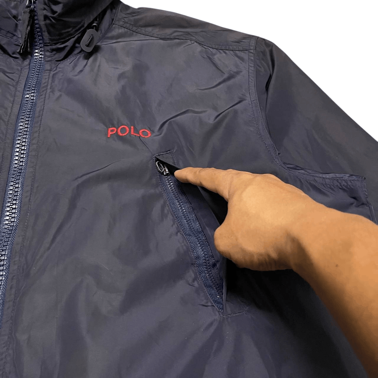 Polo Ralph Lauren Vintage PRL Polo Ralph Lauren Hidden Hood Jacket Size US XL / EU 56 / 4 - 6 Thumbnail