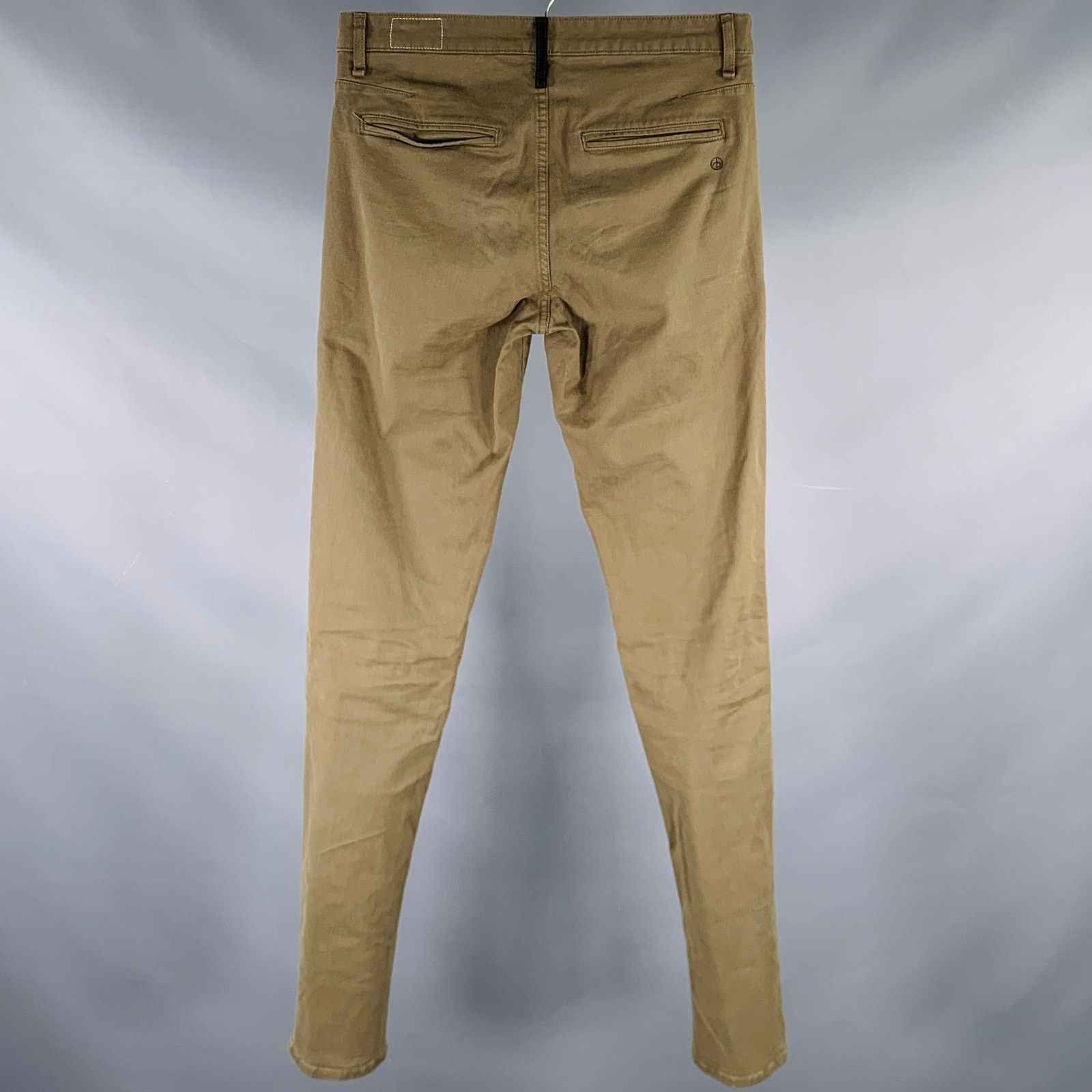 Rag & Bone Green Olive Twill Cotton Polyurethane Zip Fly Casual Pants Size US 30 / EU 46 - 2 Thumbnail
