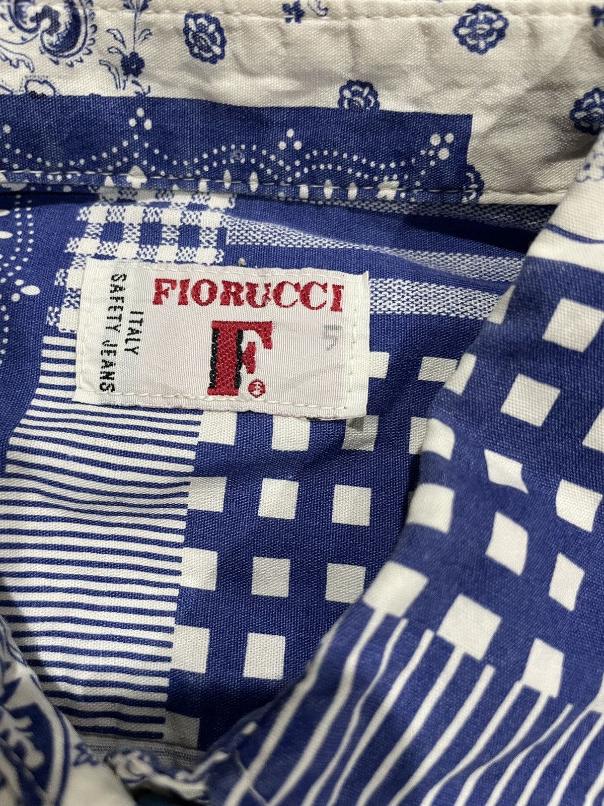 Fiorucci Fiorucci Italy Vintage Bandana Printed Shirts Size US M / EU 48-50 / 2 - 16 Thumbnail
