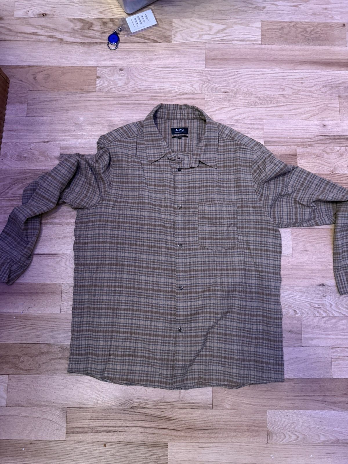 A.P.C. APC Flannel Button Up Size US XXL / EU 58 / 5 - 1 Thumbnail